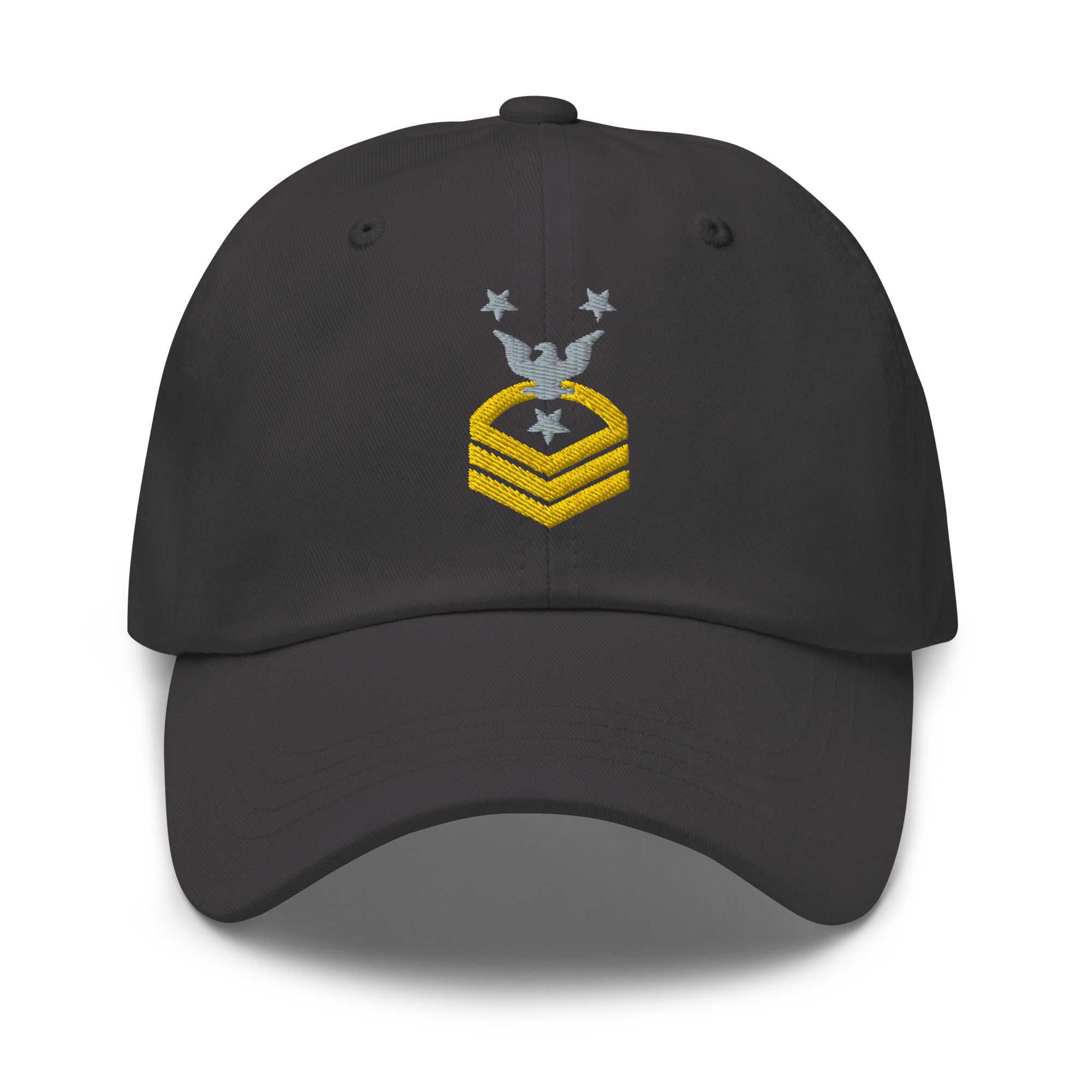 US Navy E-9 CMDCM Insignia Embroidered Dad Hat