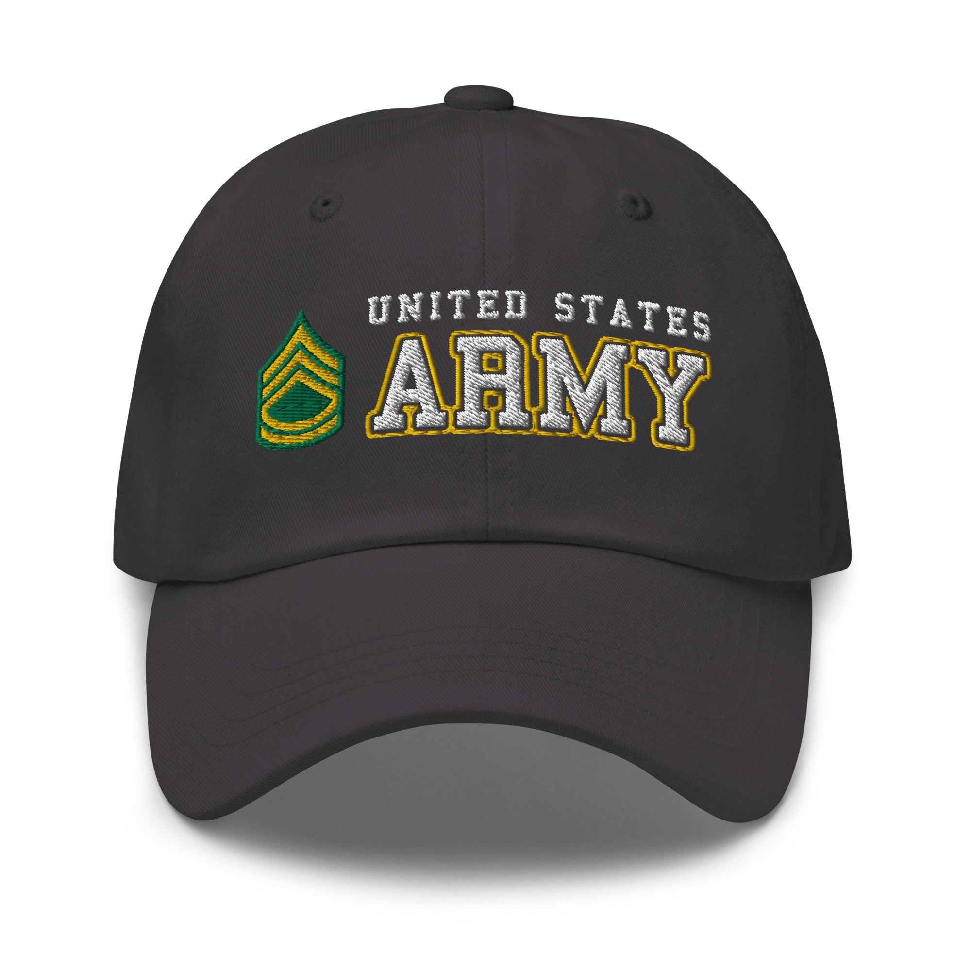 US Army E-7 Sergeant First Class E7 SFC Ranks/Insignia Embroidered Dad Hat