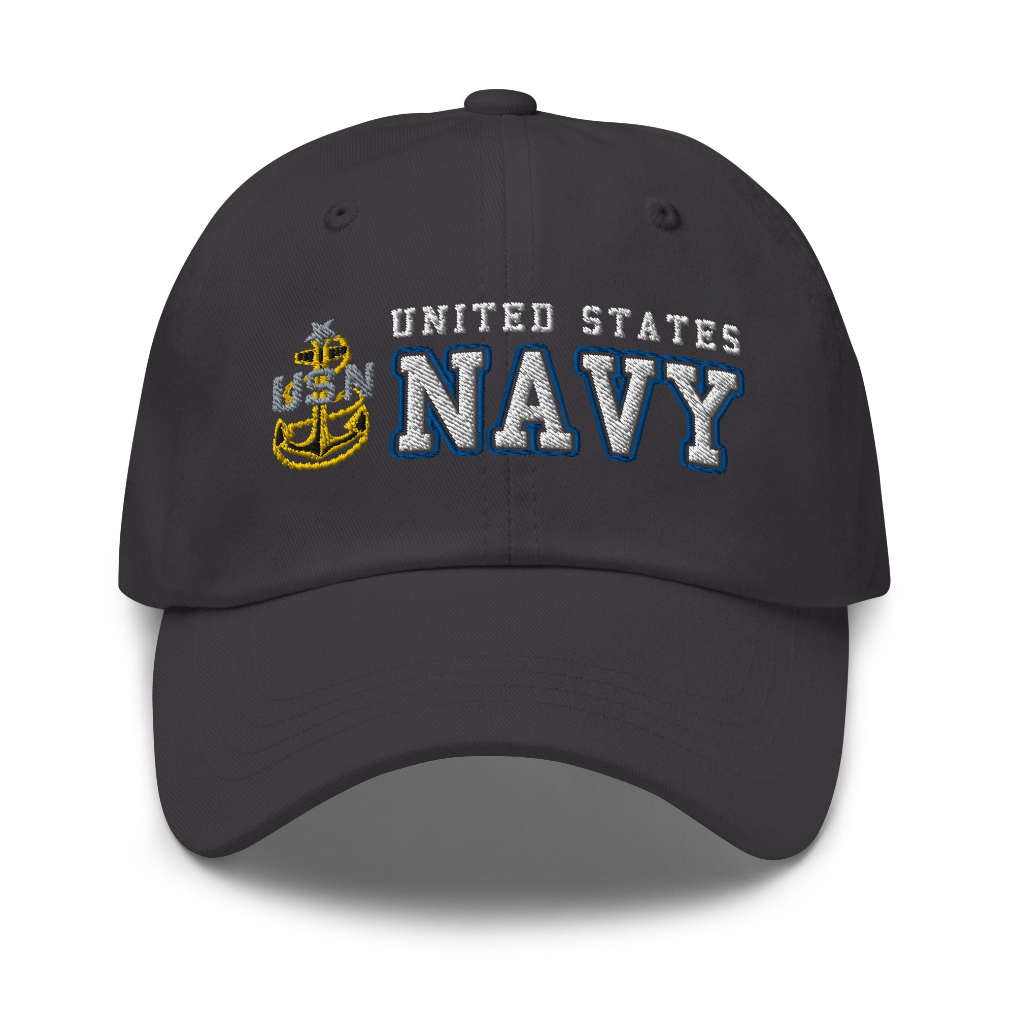 US Navy E-8 SCPO Ranks/Insignia Embroidered Dad Hat