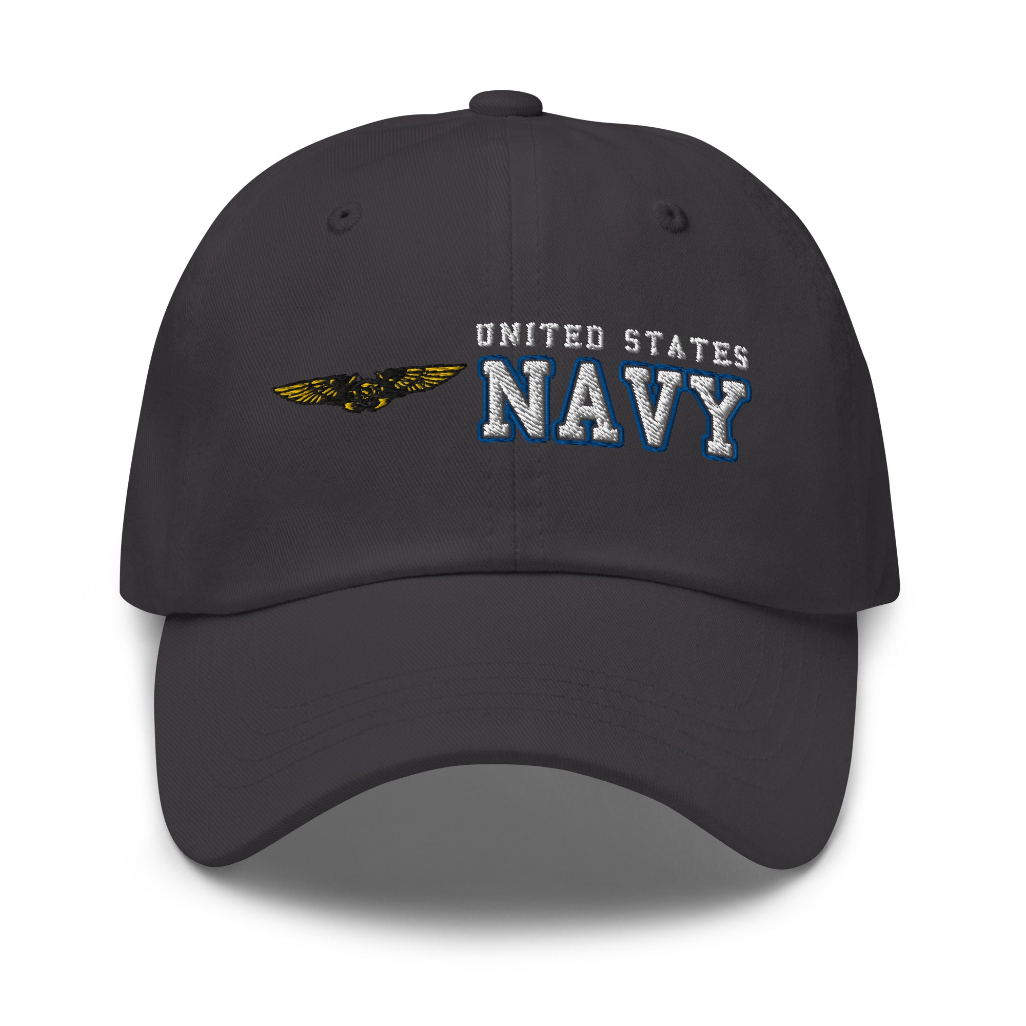 US Navy Naval Flight Officer Ranks/Insignia Embroidered Dad Hat