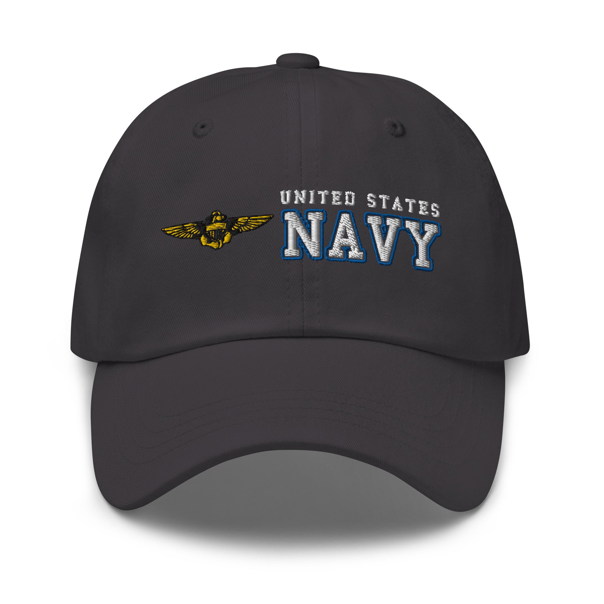 US Navy Naval Aviator Ranks/Insignia Embroidered Dad Hat