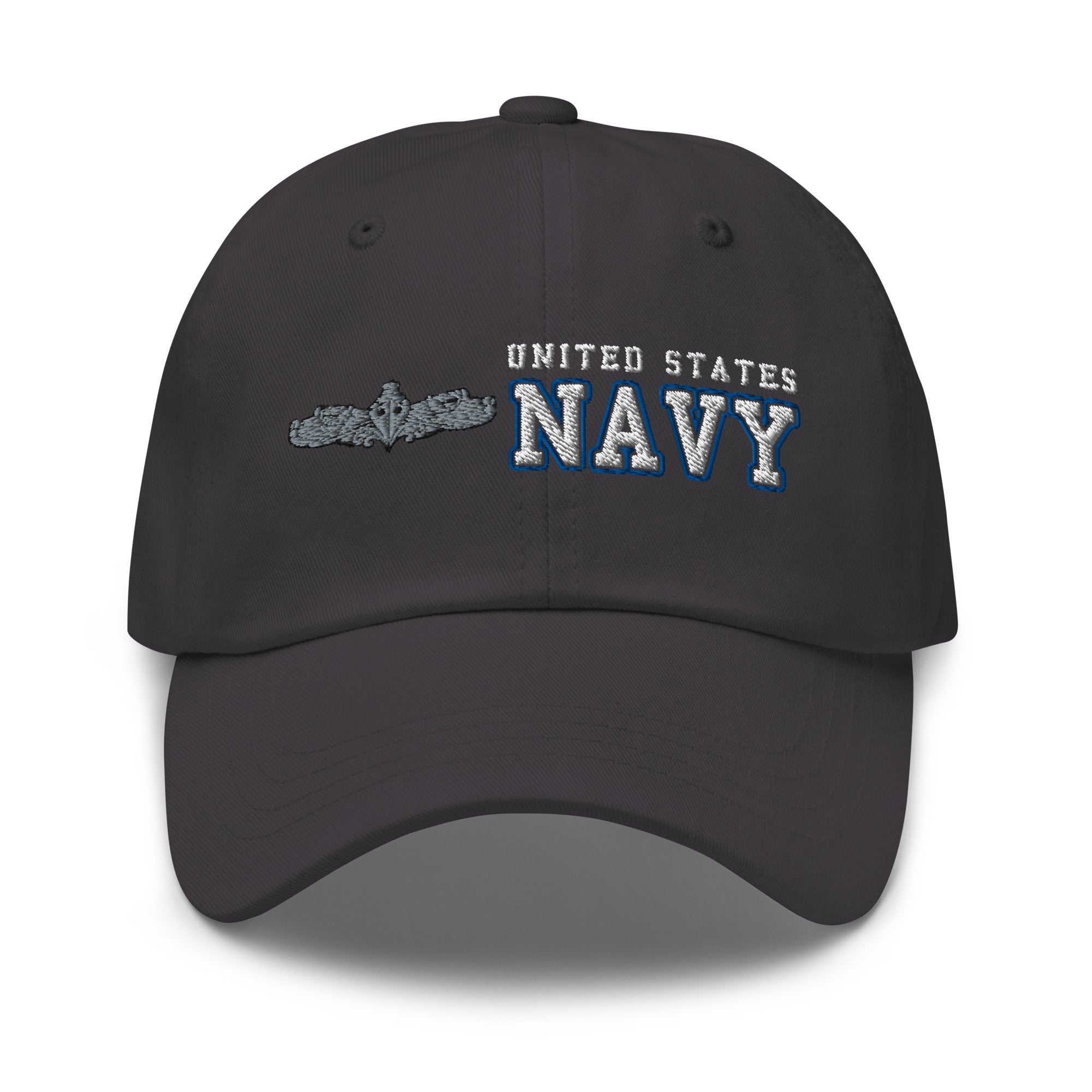 US Navy Surface Warfare Enlisted Ranks/Insignia Embroidered Dad Hat