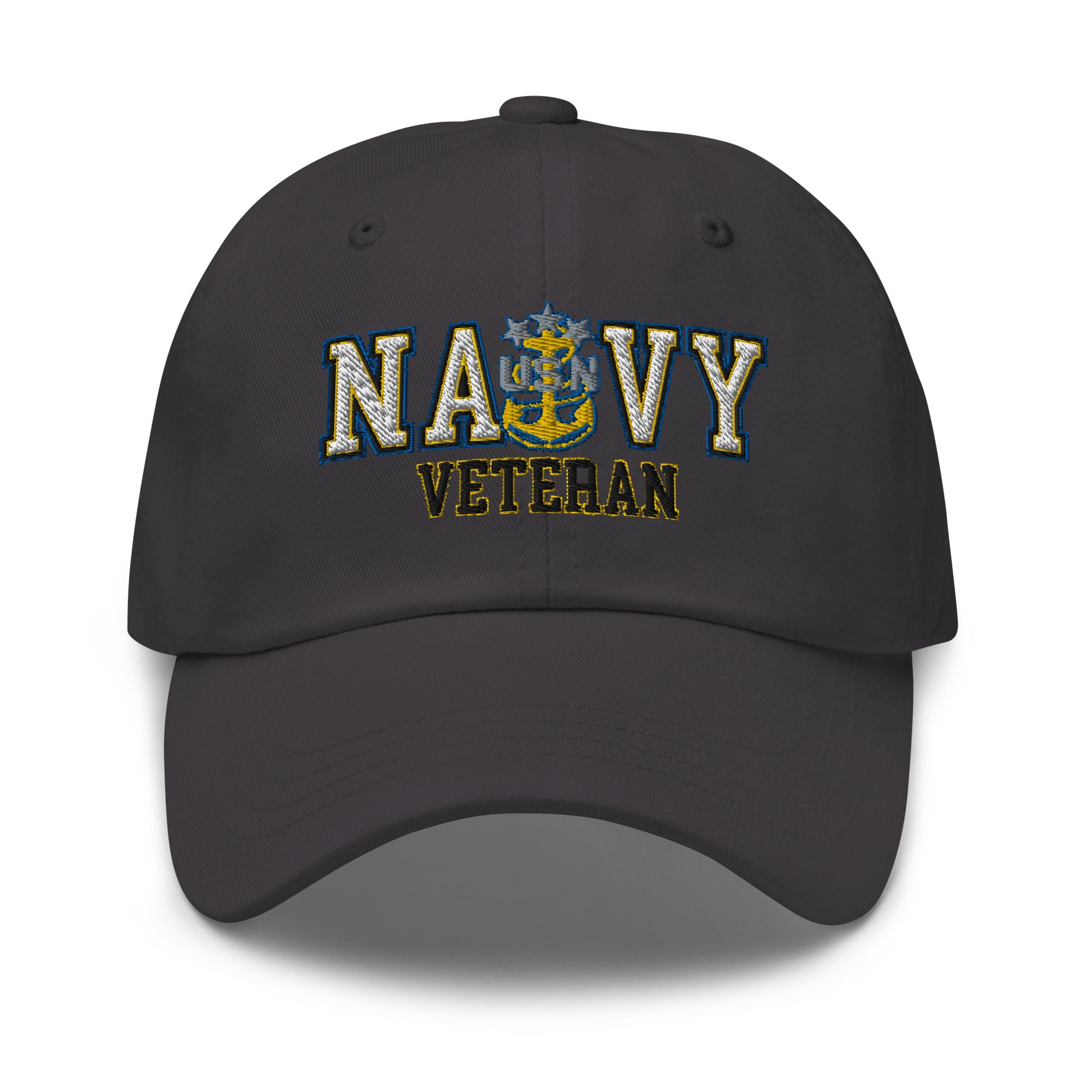 US Navy E-9 MCPON Senior Enlisted Advisor Veteran Embroidered Dad Hat