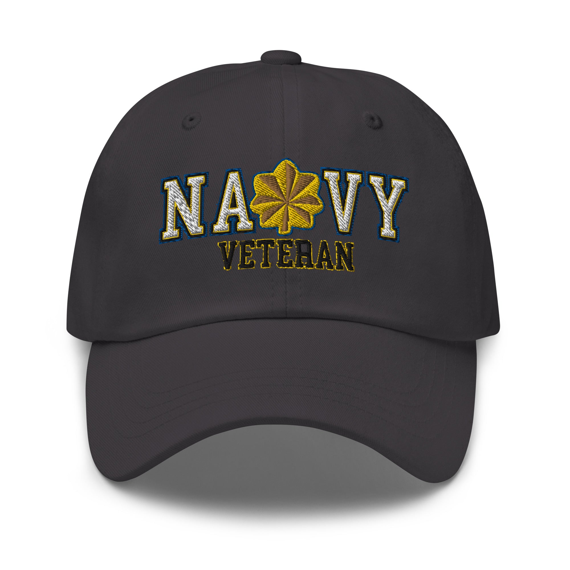 US Navy O-4 Lieutenant Commander O4 LCDR Junior Officer  Veteran Embroidered Dad Hat