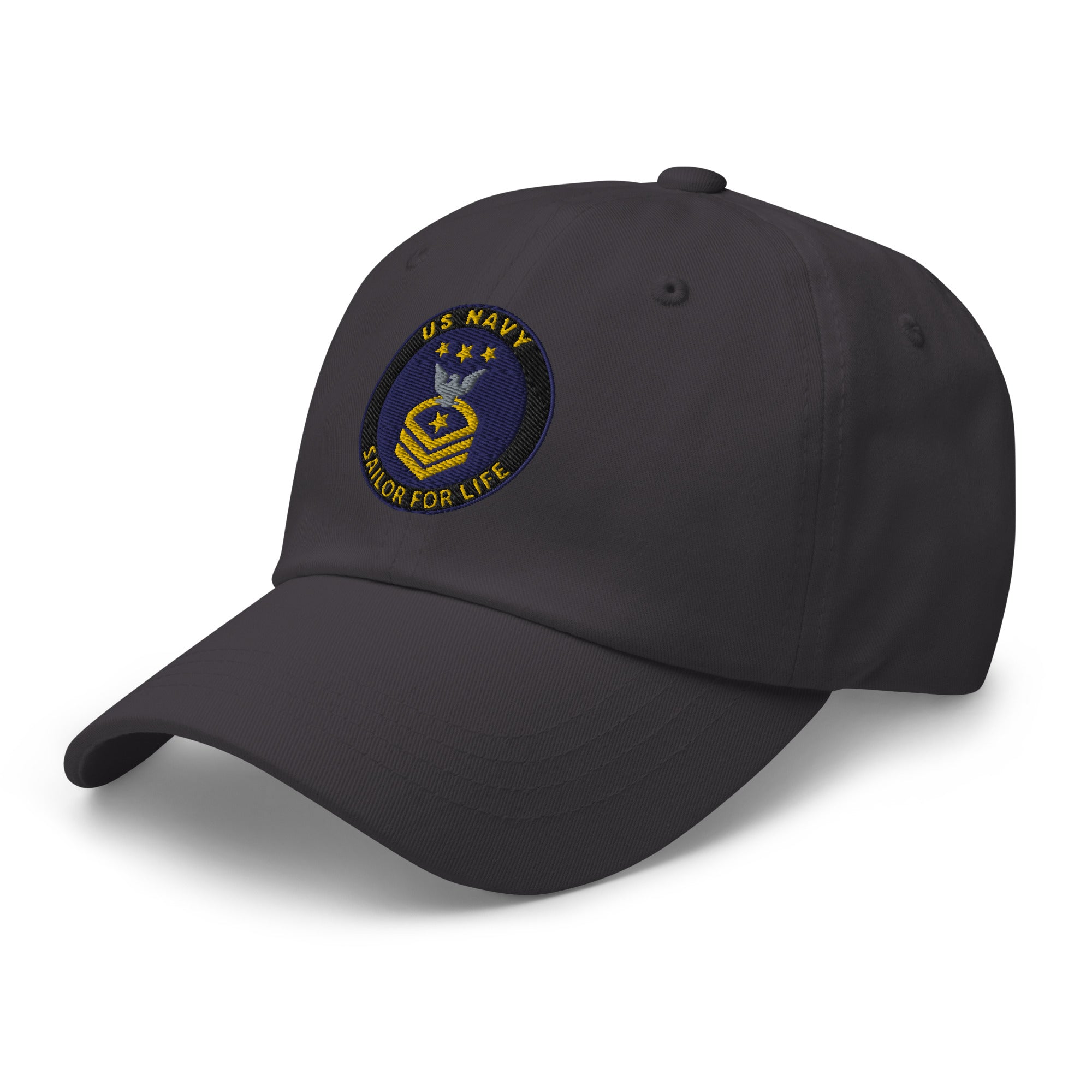 US Navy E-9 MCPON Sailor For Life Embroidered Dad Hat