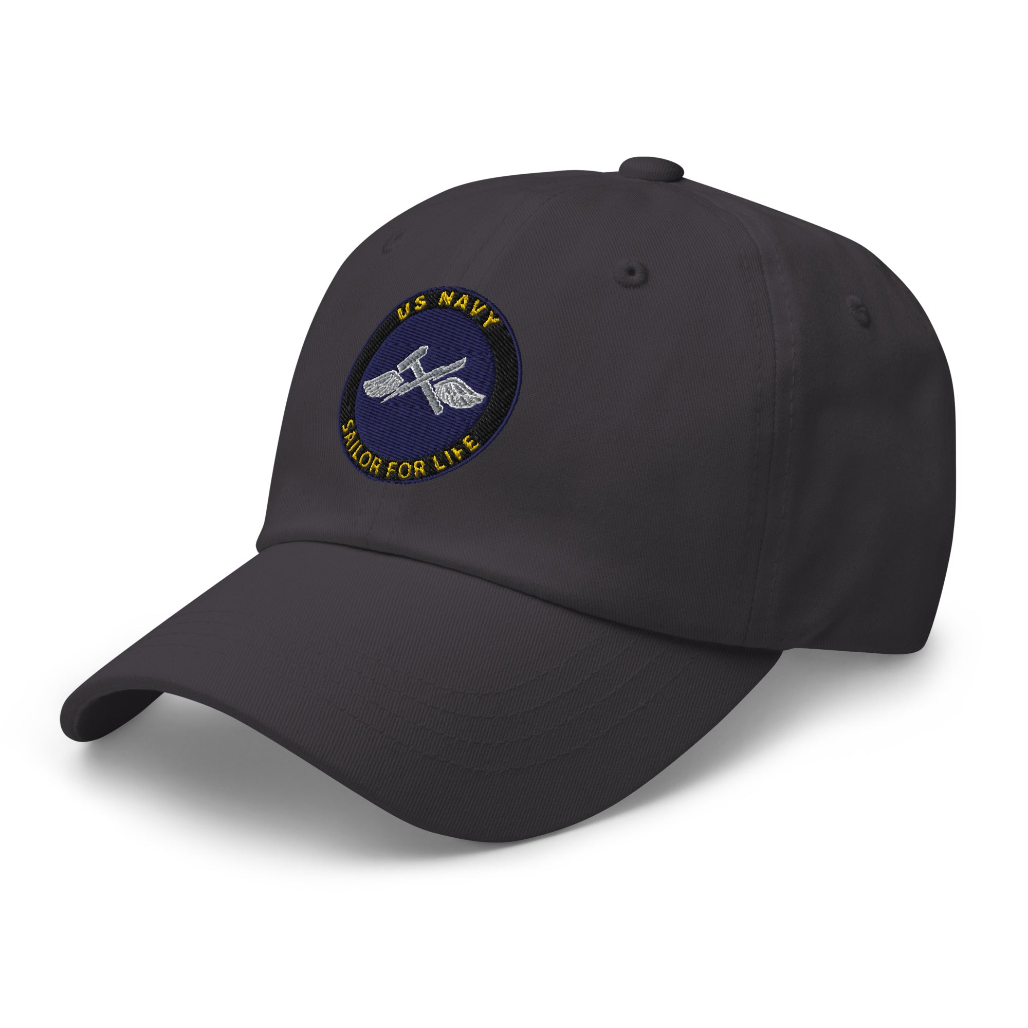 US Navy Aviation Support Equipment Tech Navy AS Sailor For Life Embroidered Dad Hat