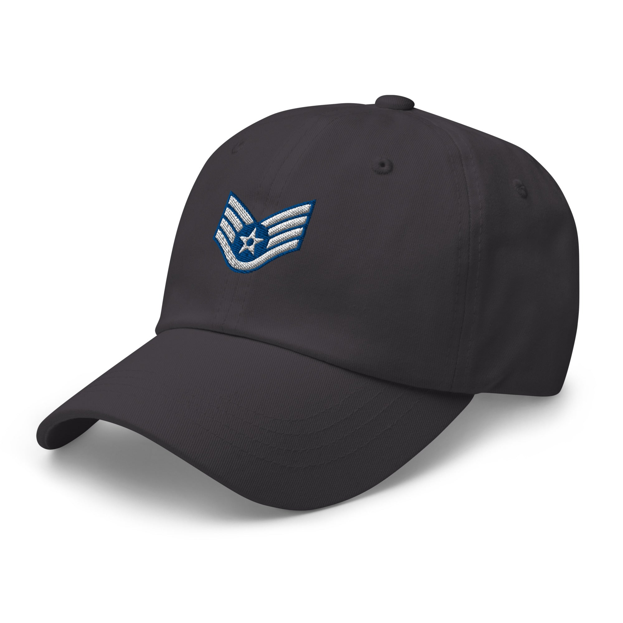 US Air Force E-5 Staff Sergeant SSgt Insignia Embroidered Dad Hat