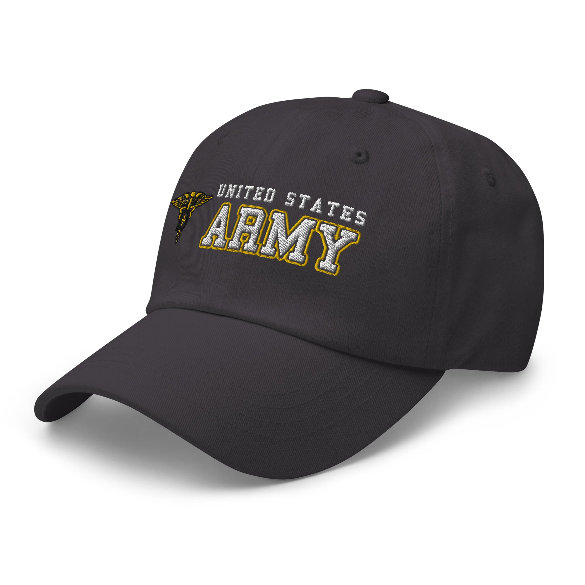 US Army Dental Corps Ranks/Insignia Embroidered Dad Hat