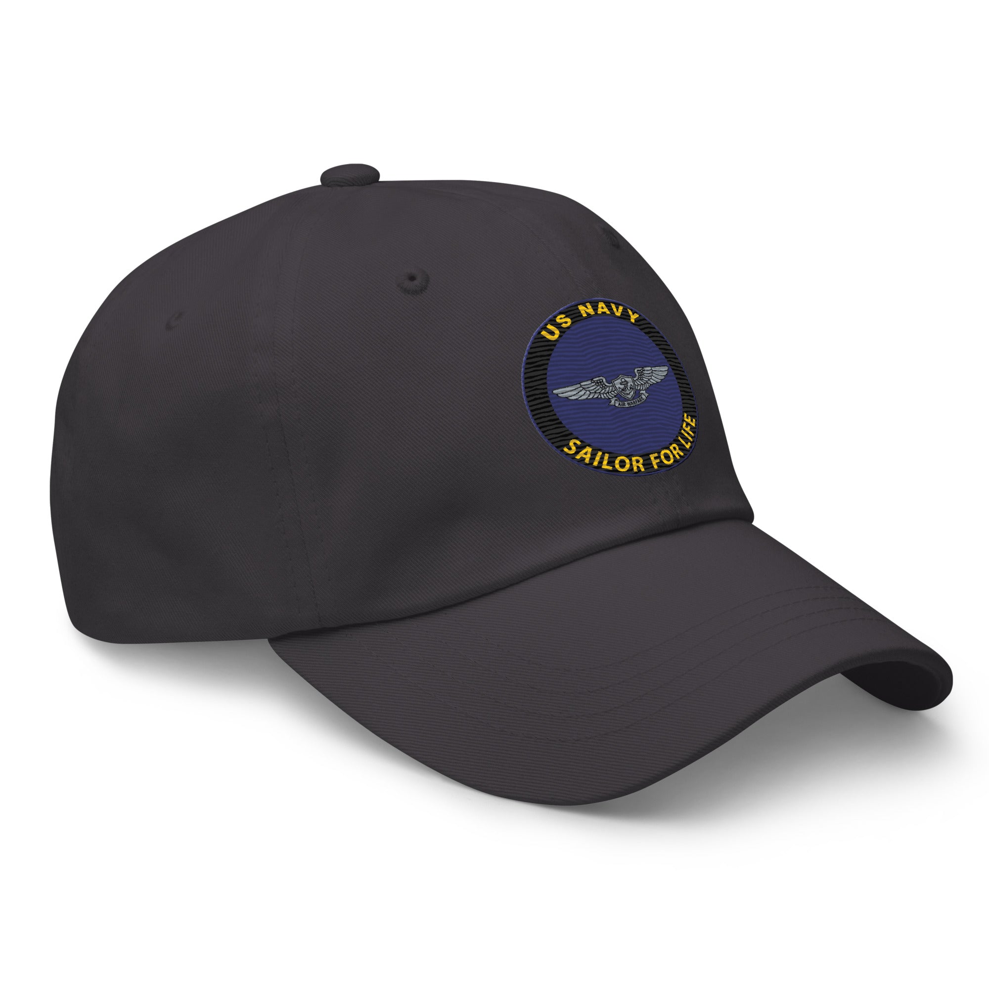 US Navy Enlisted Aviation Warfare Specialist Sailor For Life Embroidered Dad Hat