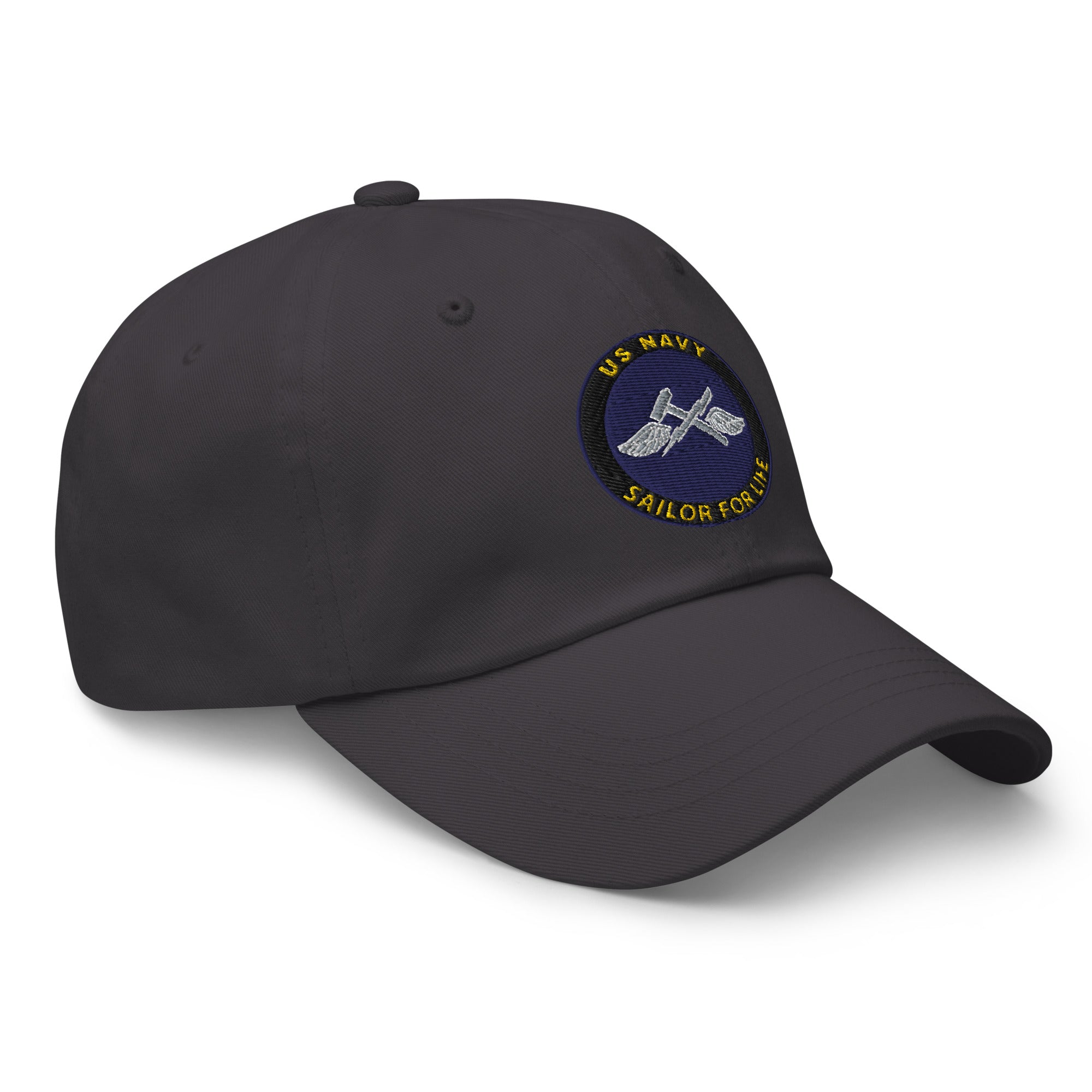 US Navy Aviation Support Equipment Tech Navy AS Sailor For Life Embroidered Dad Hat