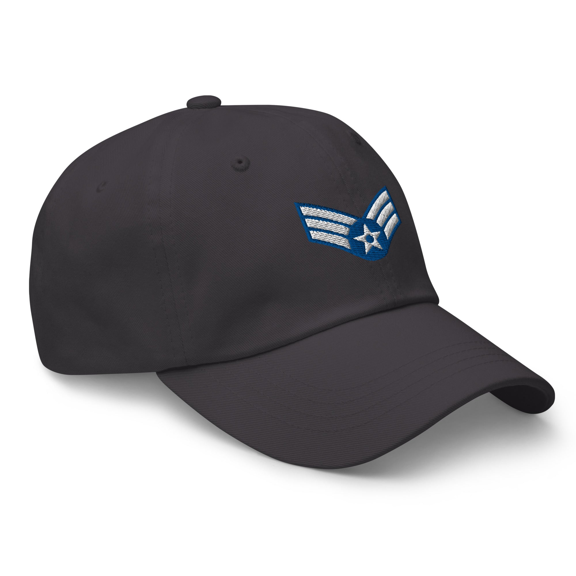 US Air Force E-4 Senior Airman SrA Insignia Embroidered Dad Hat