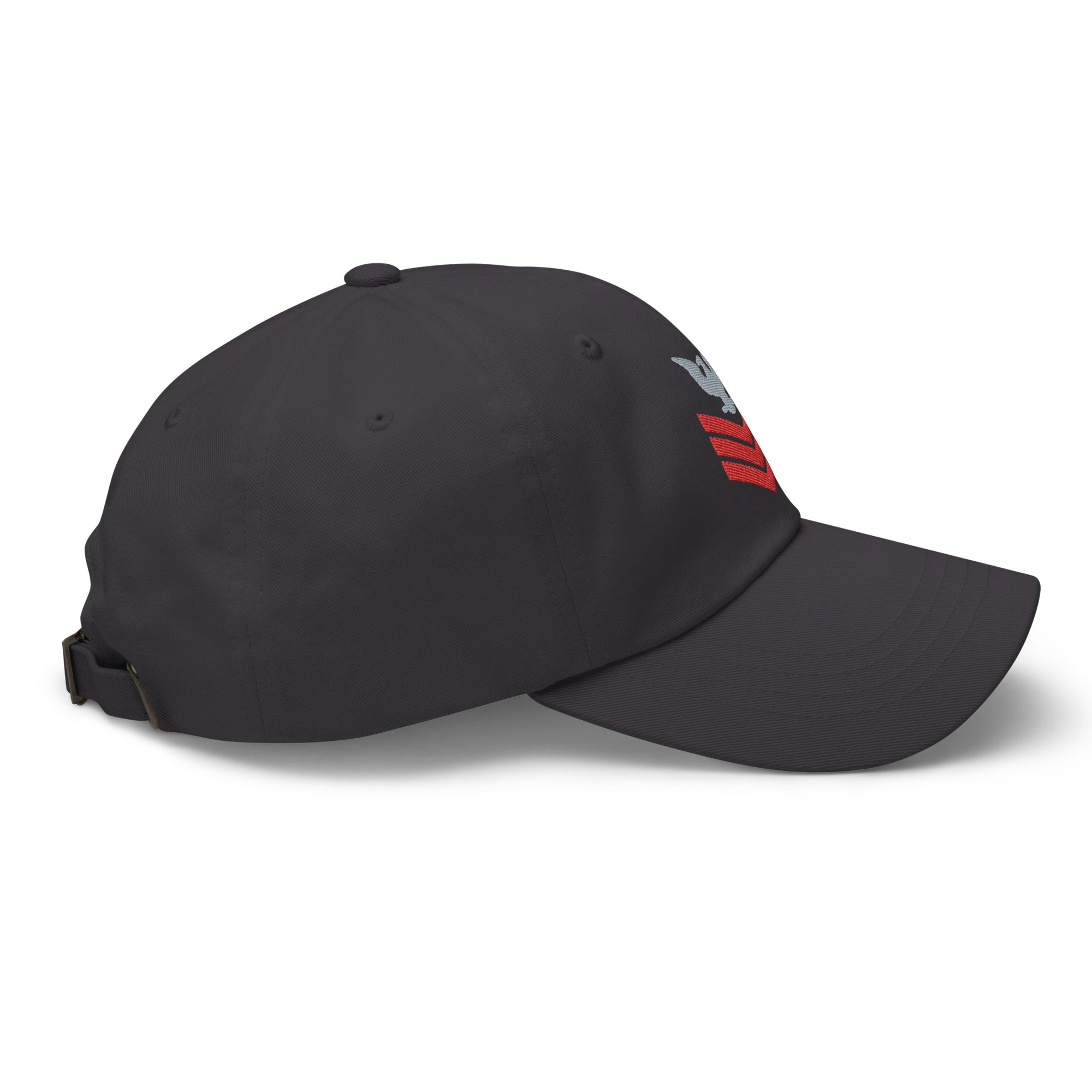 US Navy E-6 Red Stripe Insignia Embroidered Dad Hat