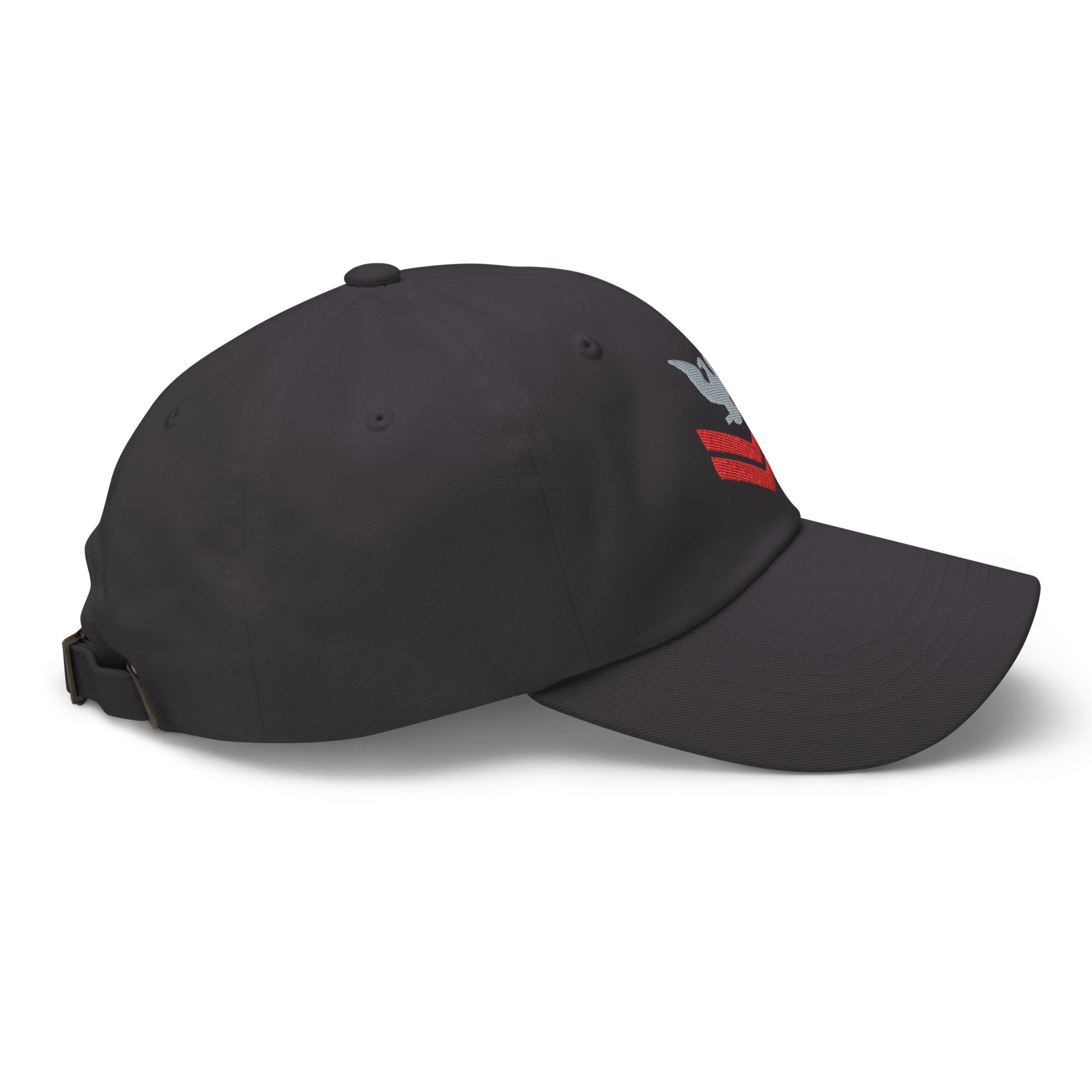 US Navy E-5 Red Stripe Insignia Embroidered Dad Hat