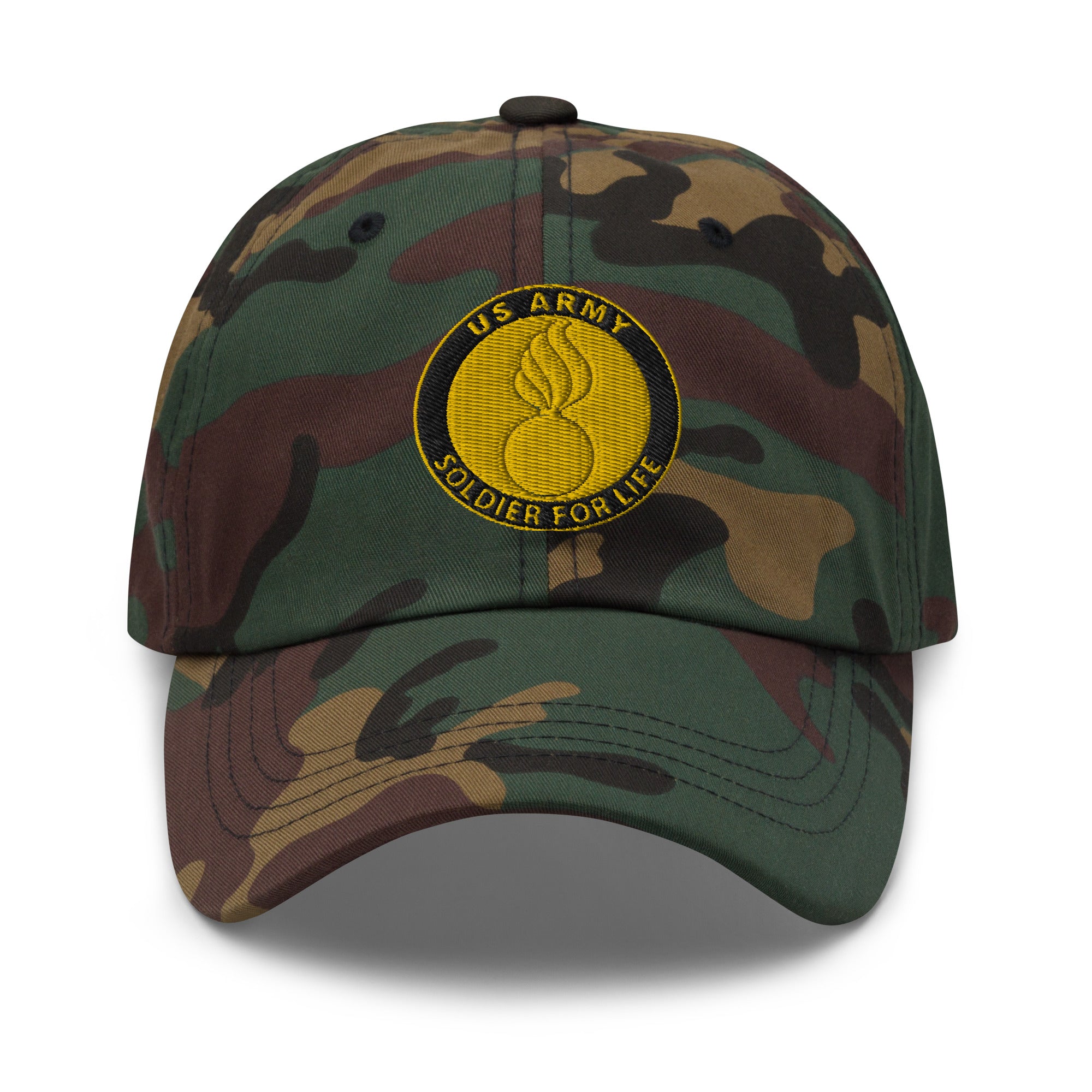 US Army Ordnance Corps Soldier For Life Embroidered Dad Hat