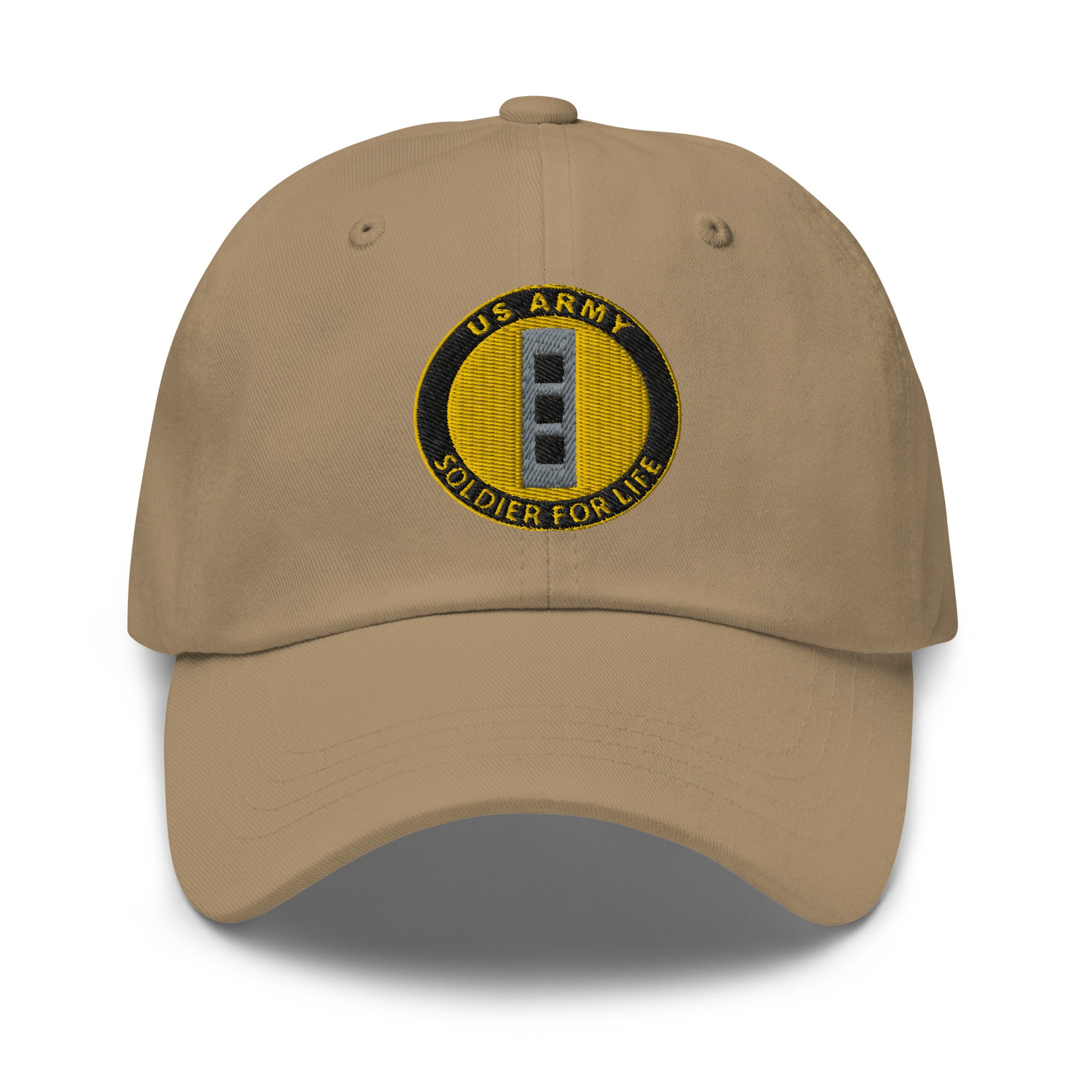 US Army W-3 Chief Warrant Officer 3 Soldier For Life Embroidered Dad Hat