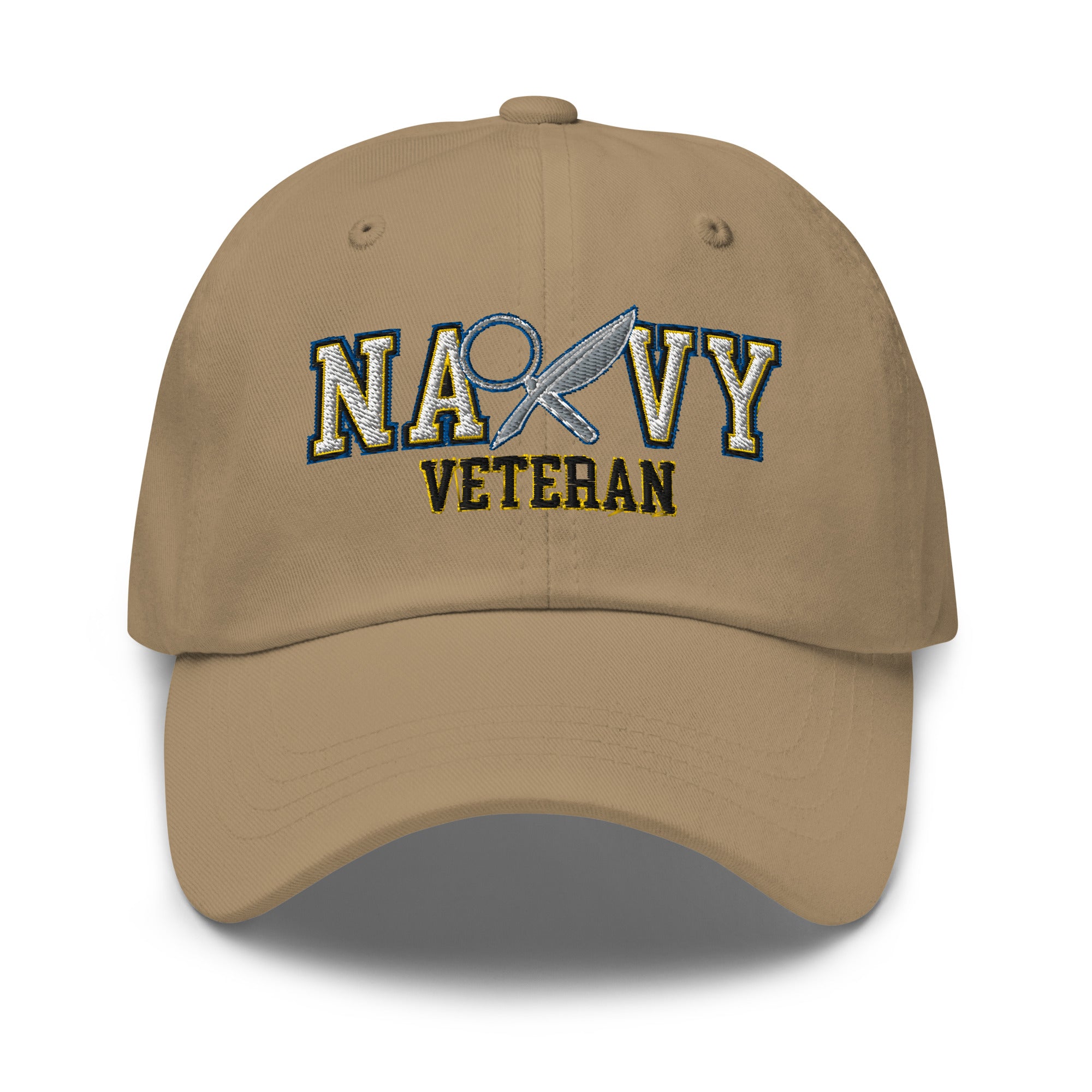 US Navy Intelligence Specialist Navy IS Veteran Embroidered Dad Hat