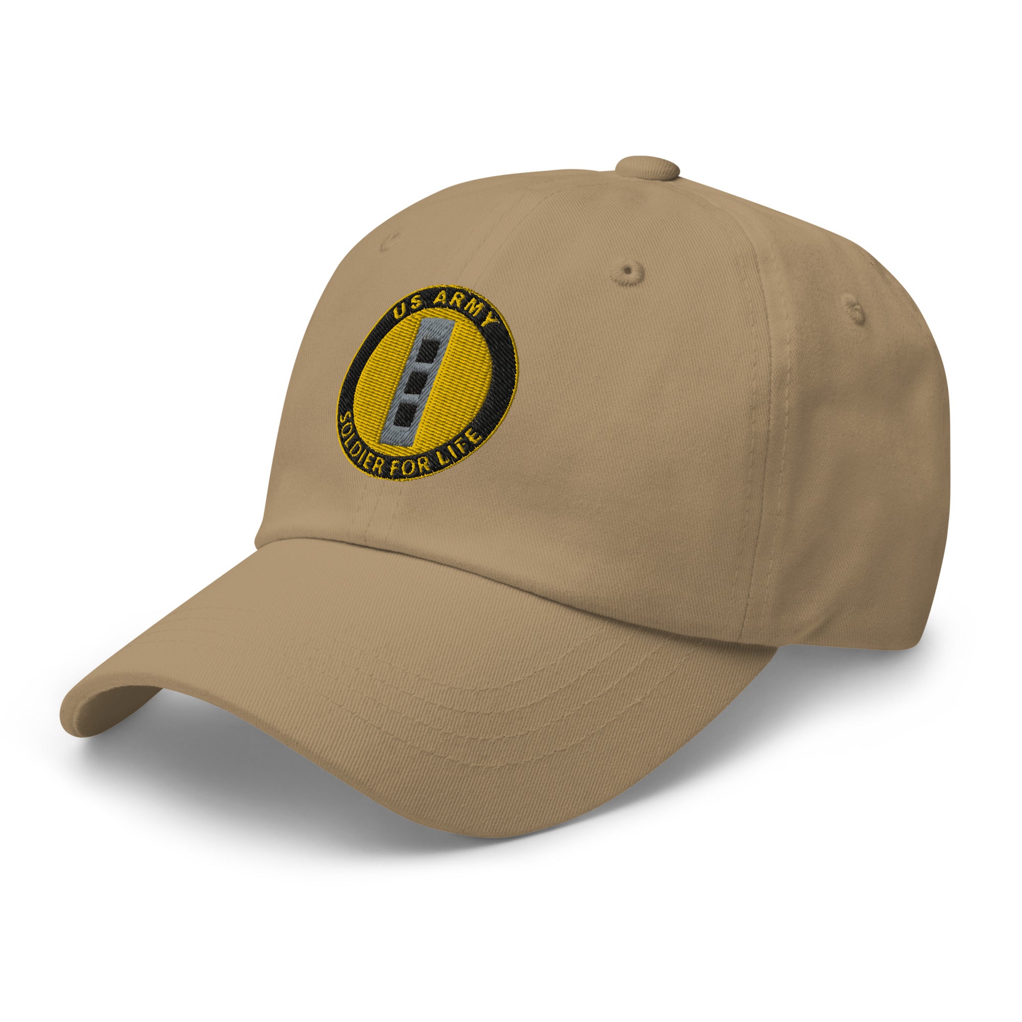 US Army W-3 Chief Warrant Officer 3 Soldier For Life Embroidered Dad Hat