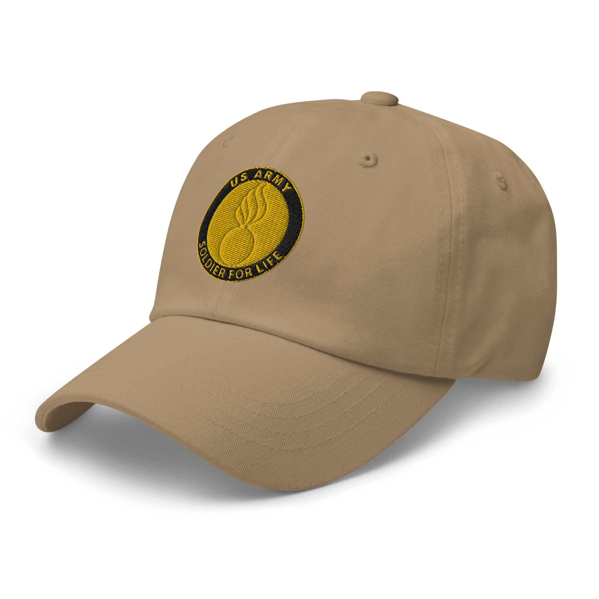 US Army Ordnance Corps Soldier For Life Embroidered Dad Hat