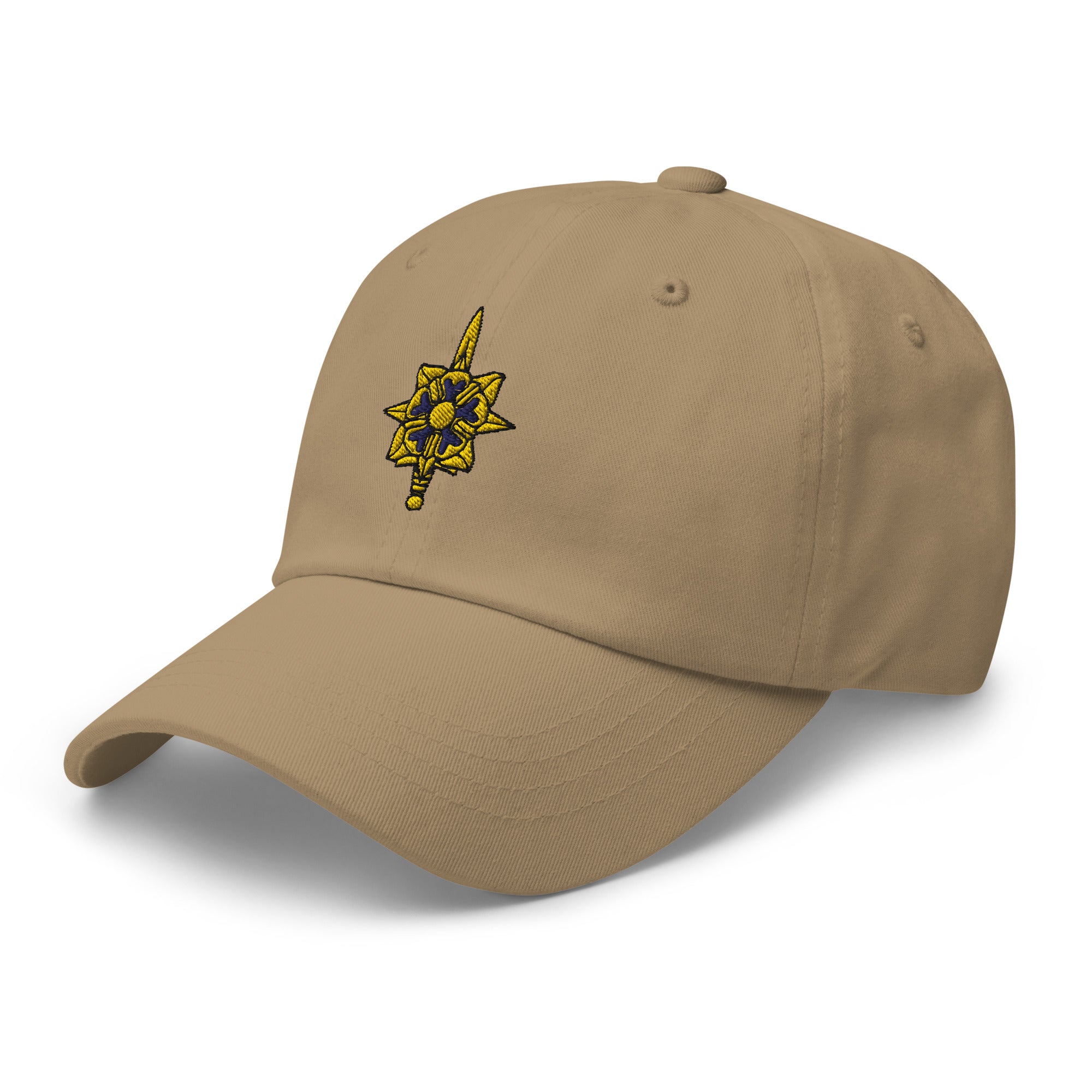 US Army Military Intelligence Branch Insignia Embroidered Dad Hat