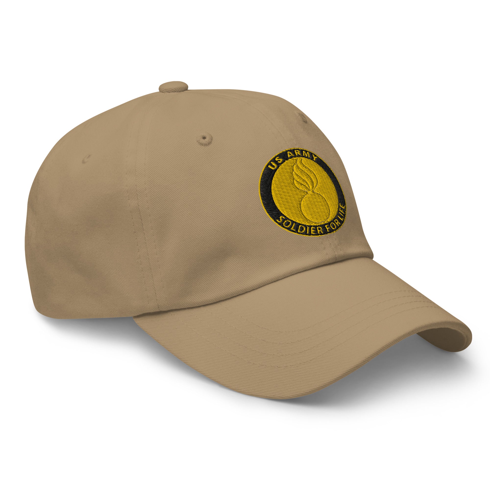 US Army Ordnance Corps Soldier For Life Embroidered Dad Hat