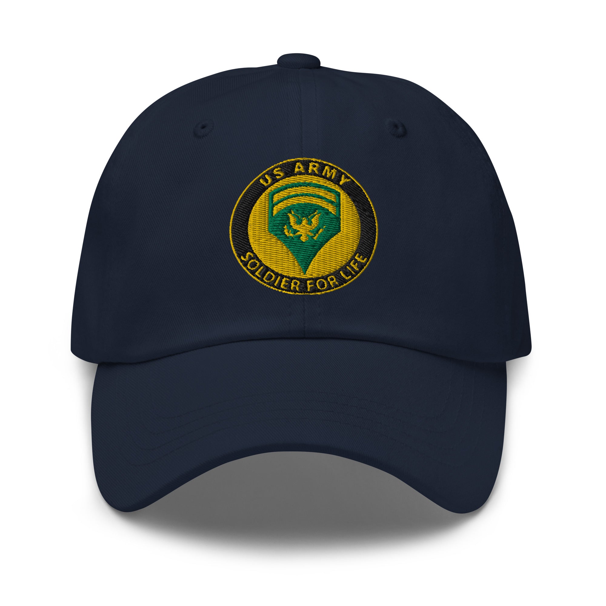 US Army E-6 SPC E6 SP6 Specialist 6 Specialist 1st Class Soldier For Life Embroidered Dad Hat