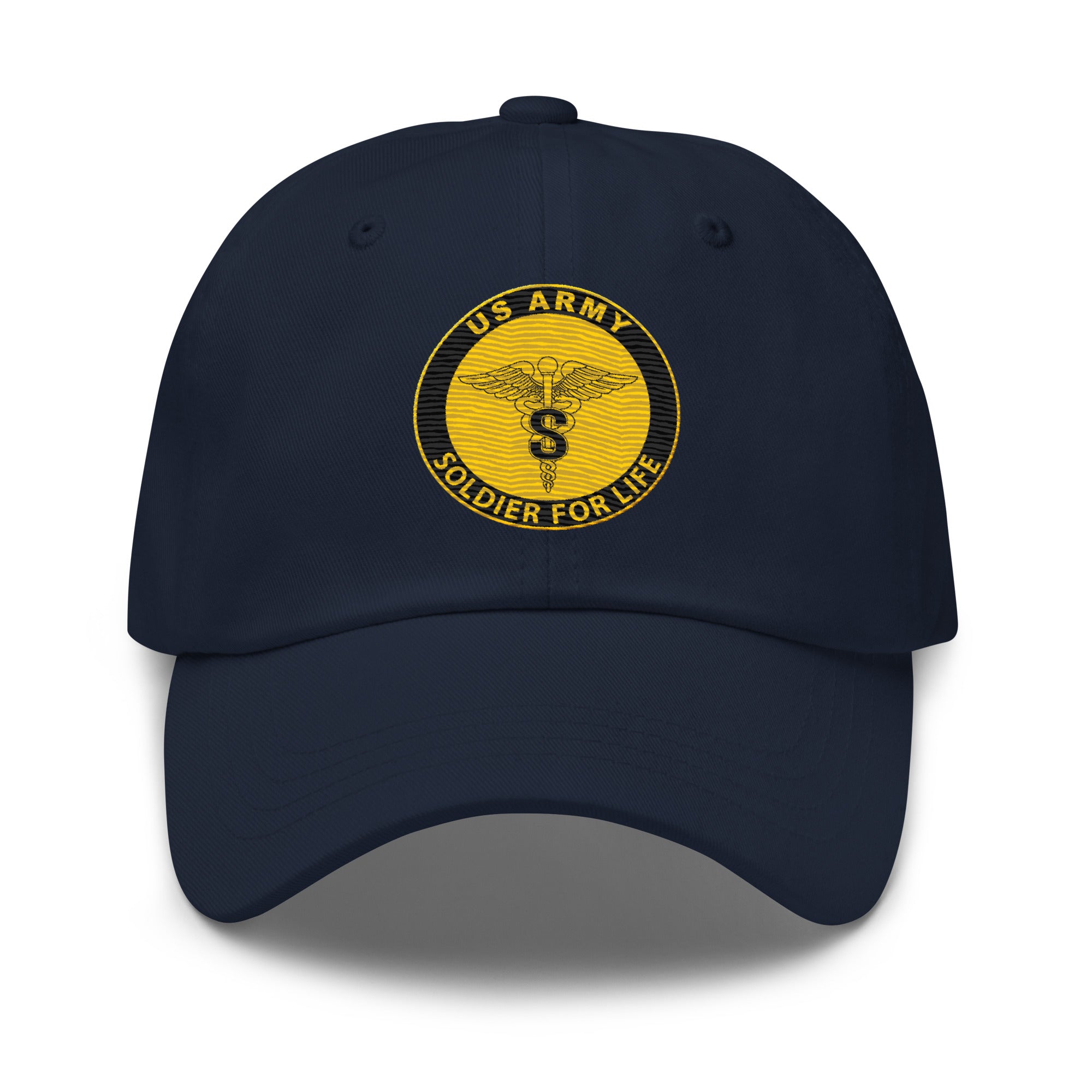 US Army Medical Specialist Corps Soldier For Life Embroidered Dad Hat