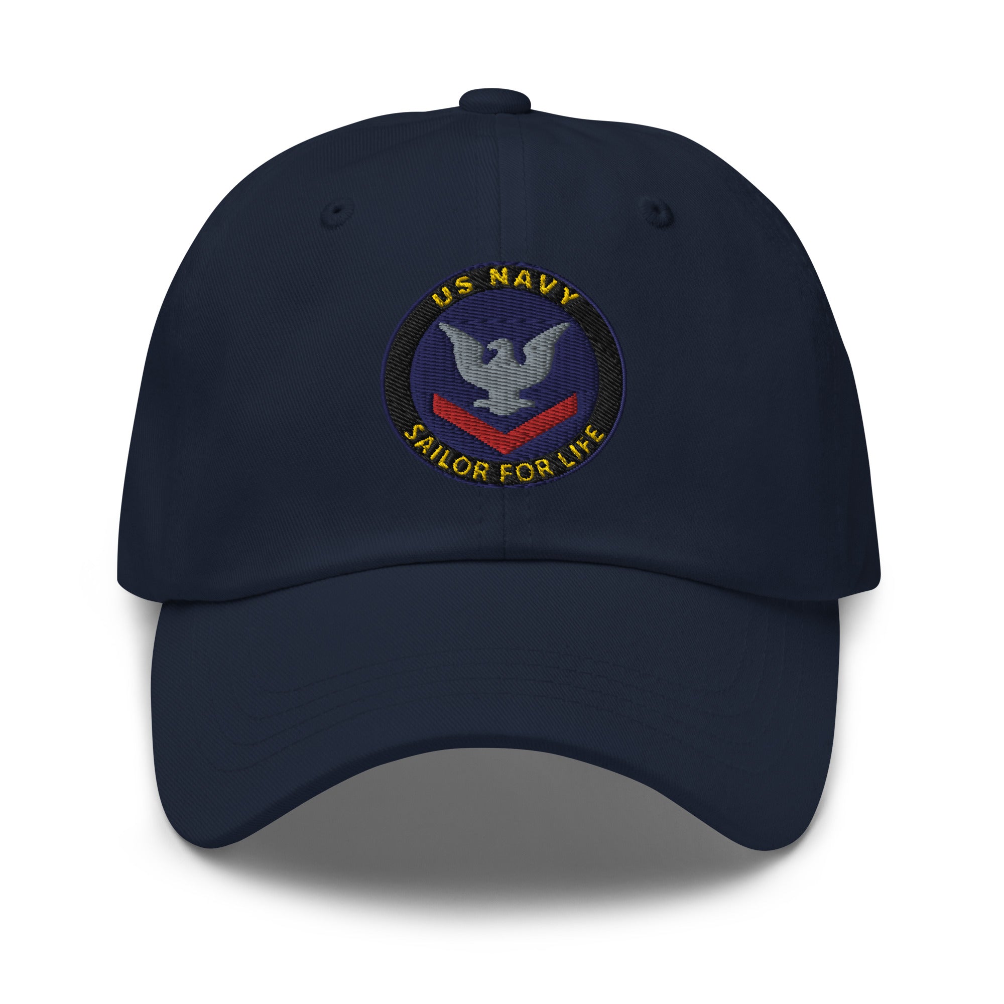 US Navy E-4 Sailor For Life Embroidered Dad Hat