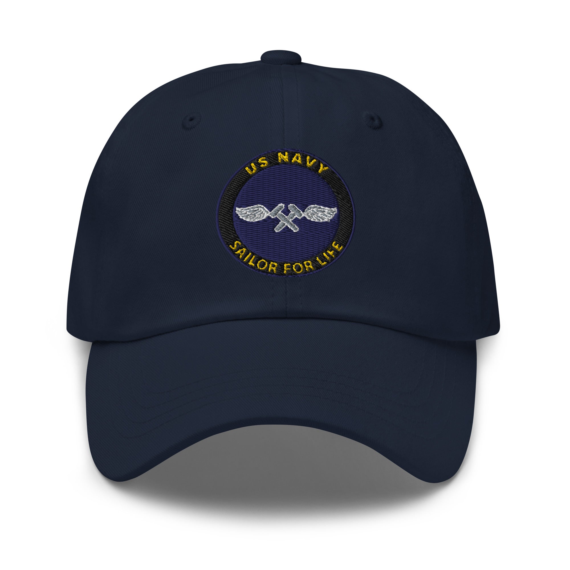 US Navy Aviation Structural Mechanic Navy AM Sailor For Life Embroidered Dad Hat