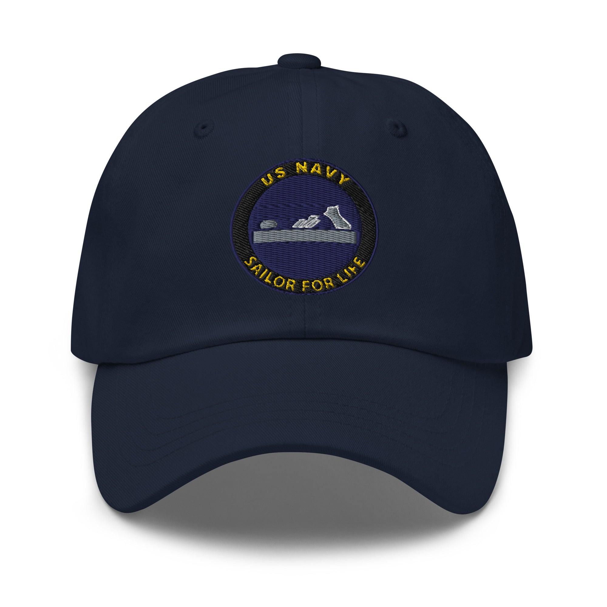 US Navy Patternmaker Navy PM Sailor For Life Embroidered Dad Hat