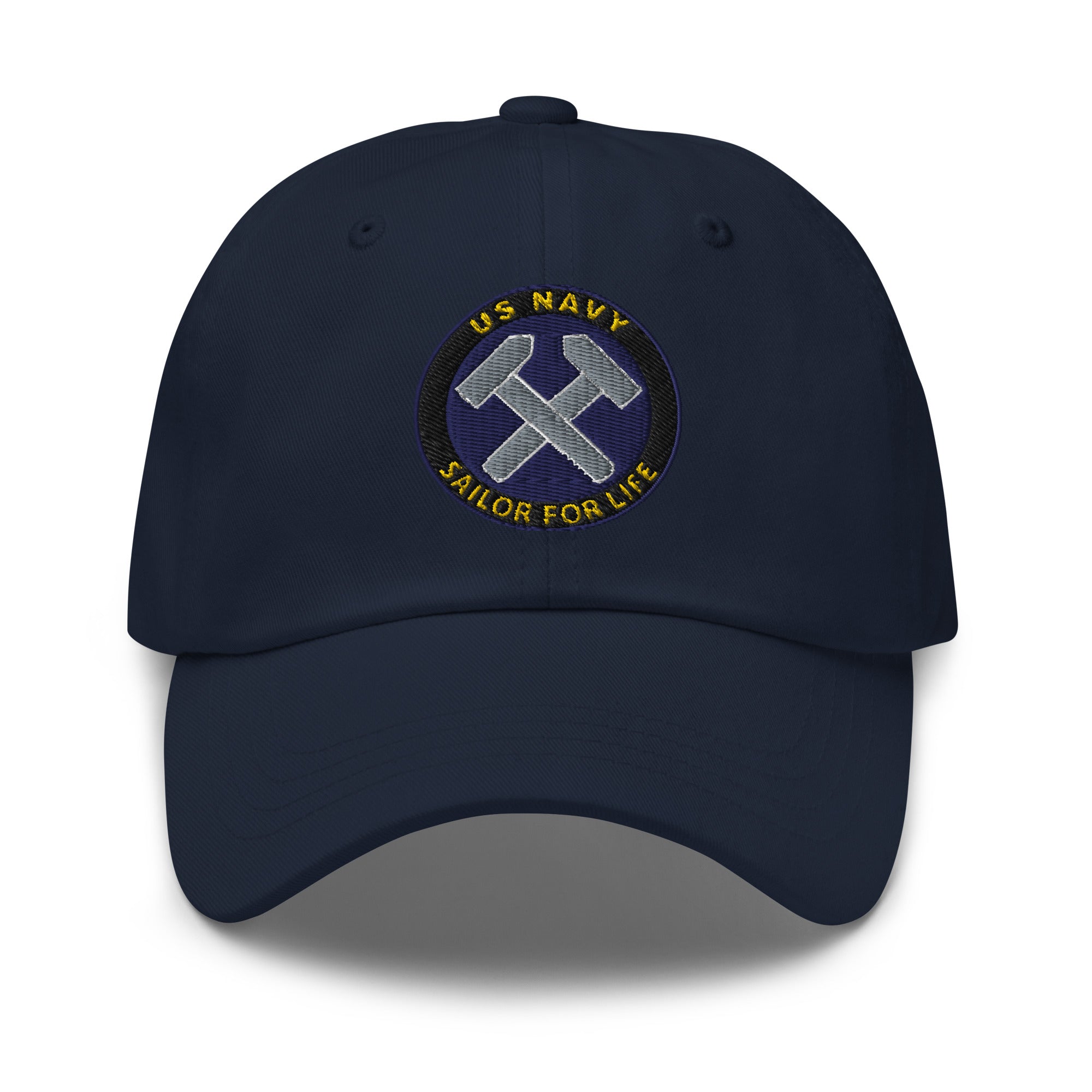 US Navy Shipfitter SF Sailor For Life Embroidered Dad Hat