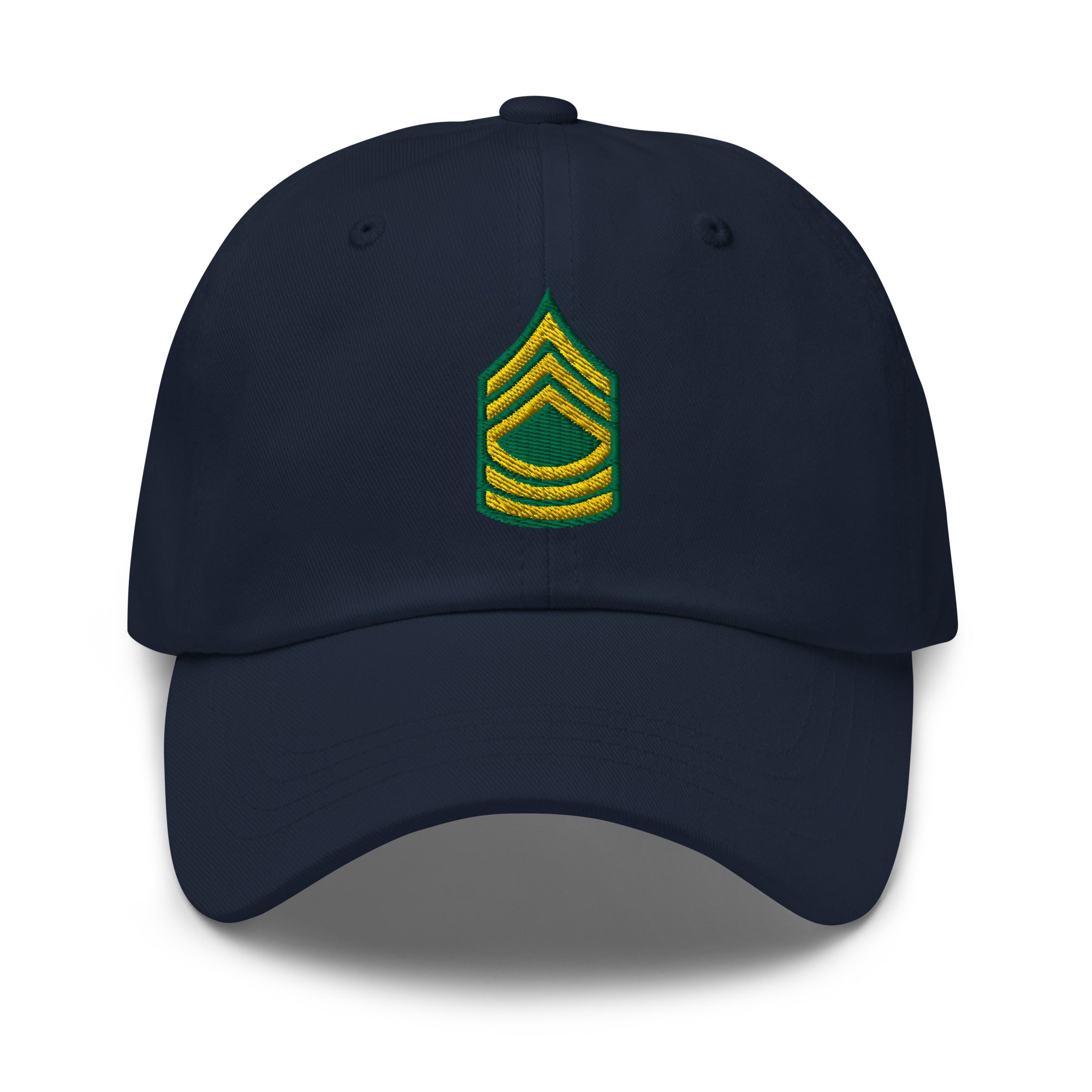 US Army E-8 Master Sergeant E8 MSG Insignia Embroidered Dad Hat