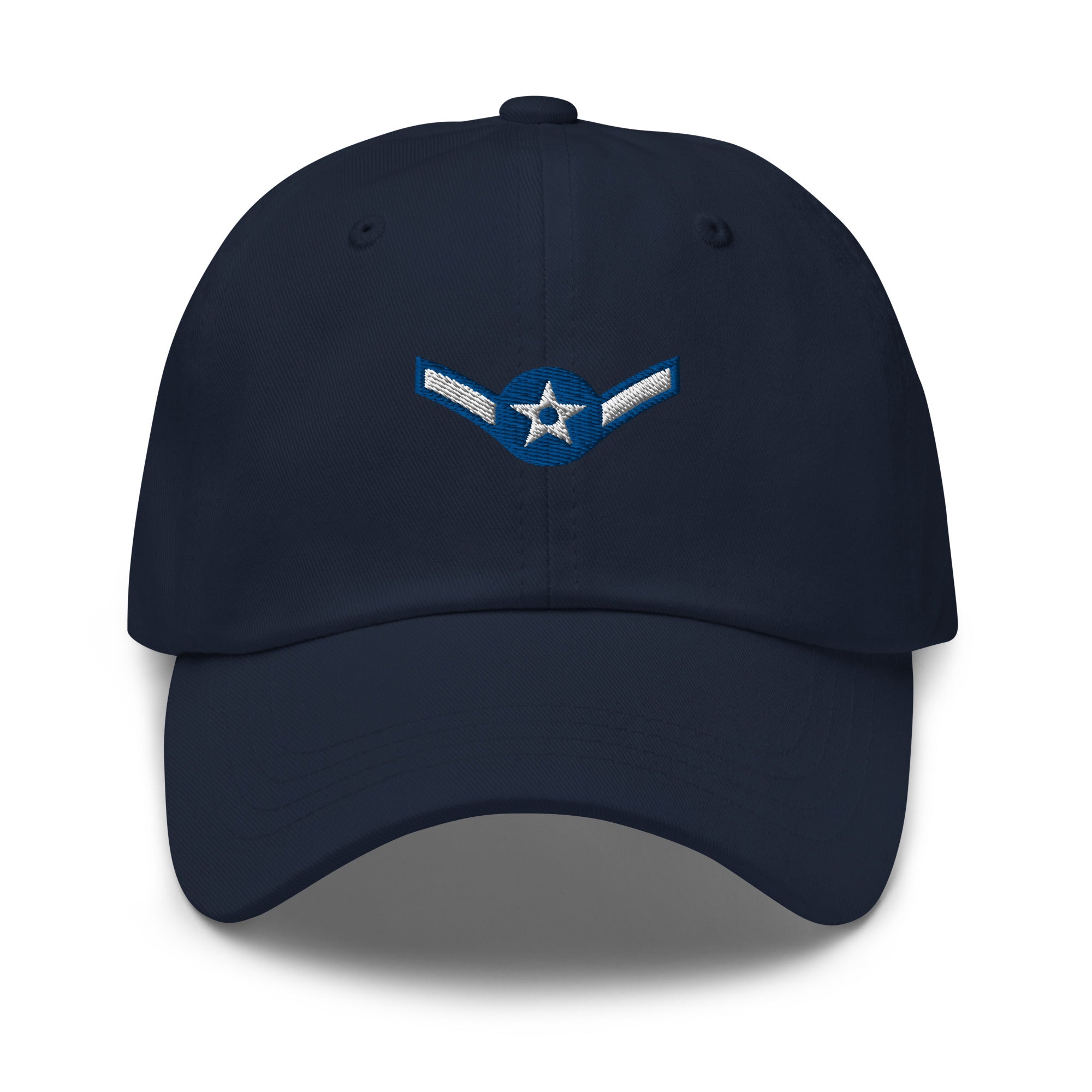 US Air Force E-2 Airman Amn Insignia Embroidered Dad Hat