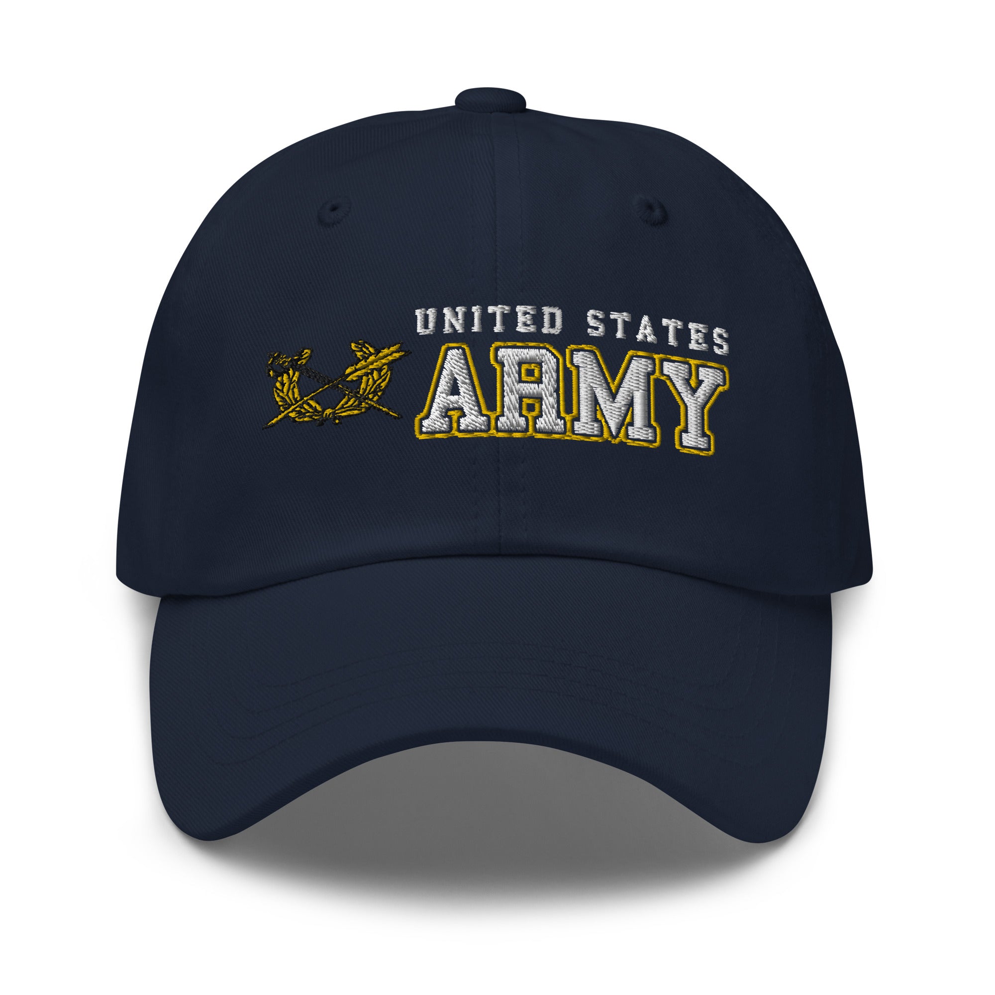 US Army Judge Advocate Generals Corps Ranks/Insignia Embroidered Dad Hat