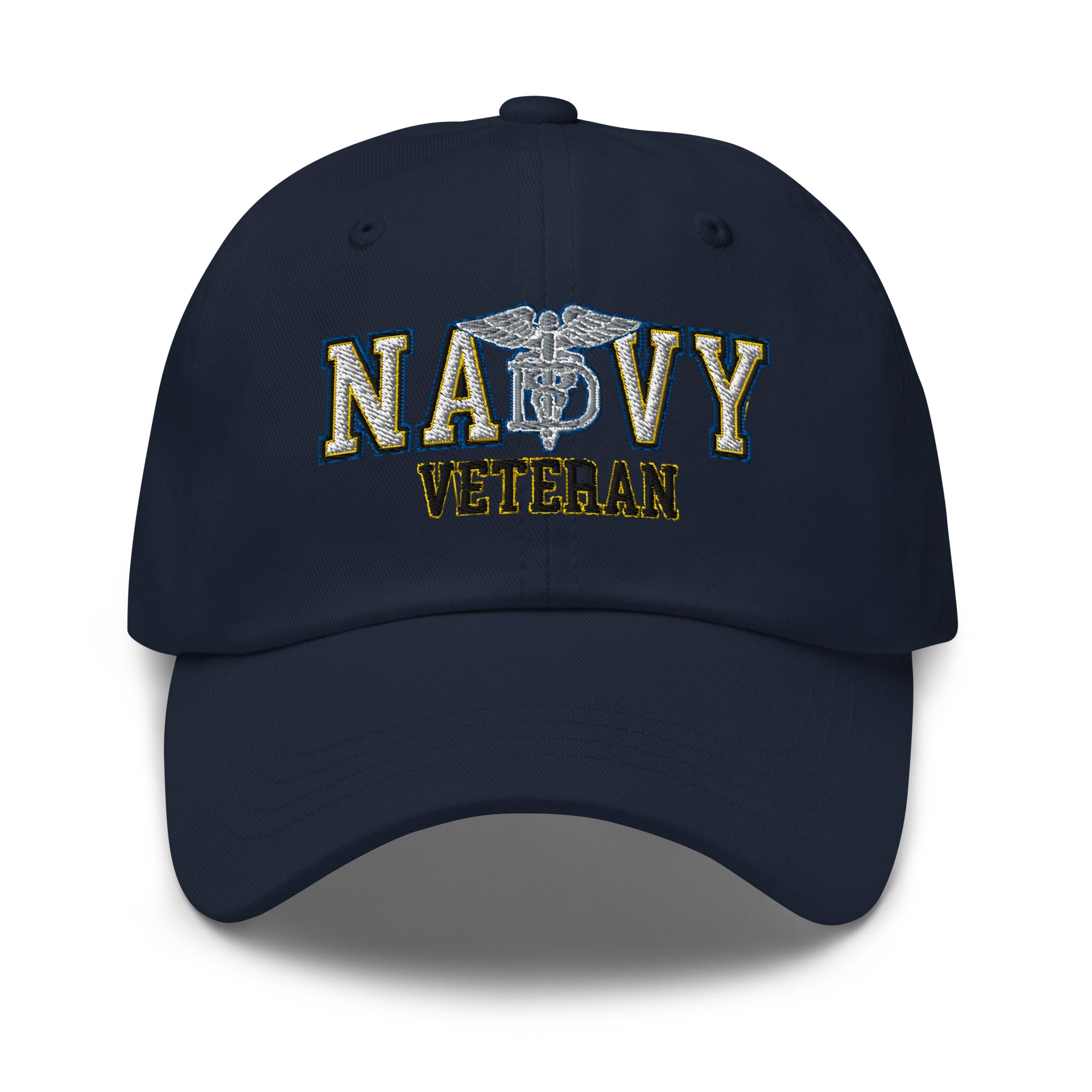 US Navy Dental Technician Navy DT Veteran Embroidered Dad Hat