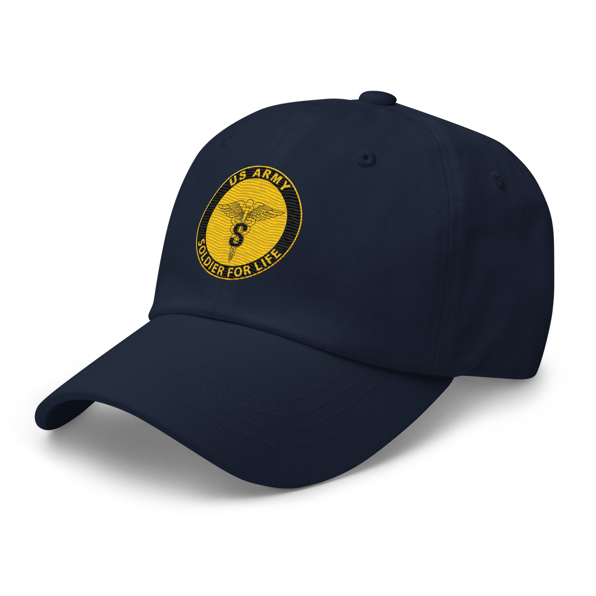 US Army Medical Specialist Corps Soldier For Life Embroidered Dad Hat