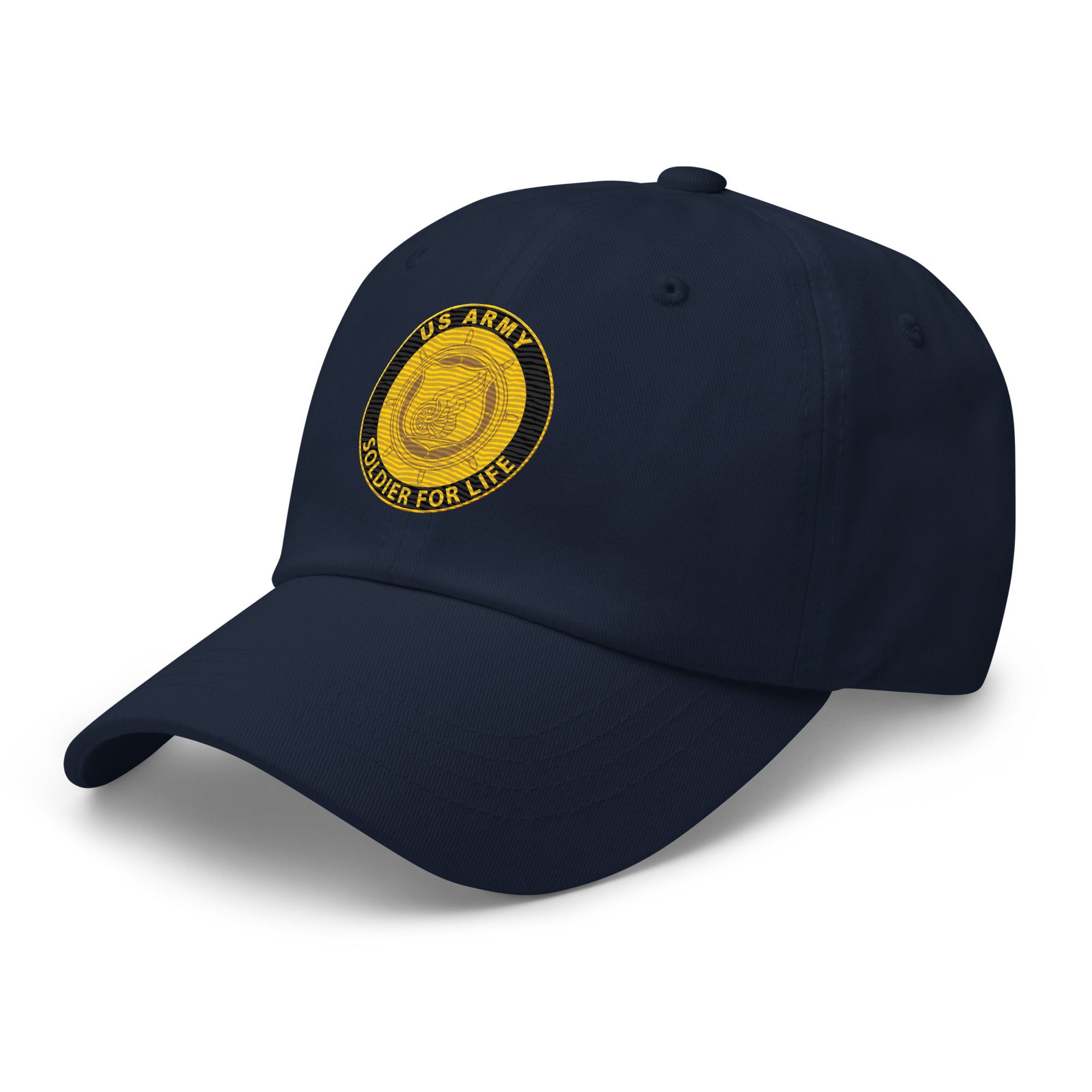 US Army Transportation Corps Soldier For Life Embroidered Dad Hat