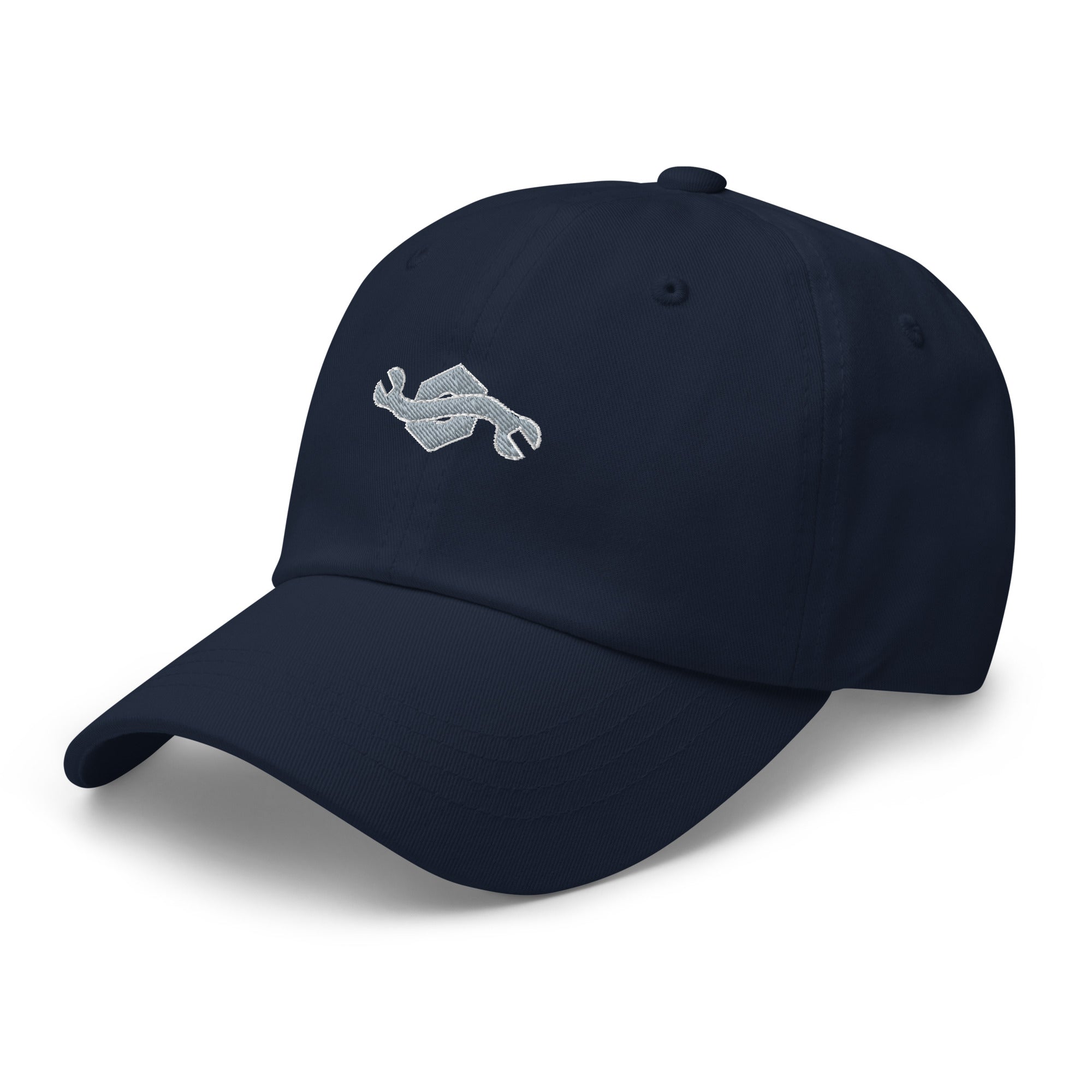 US Navy Construction Mechanic Navy CM Insignia Embroidered Dad Hat