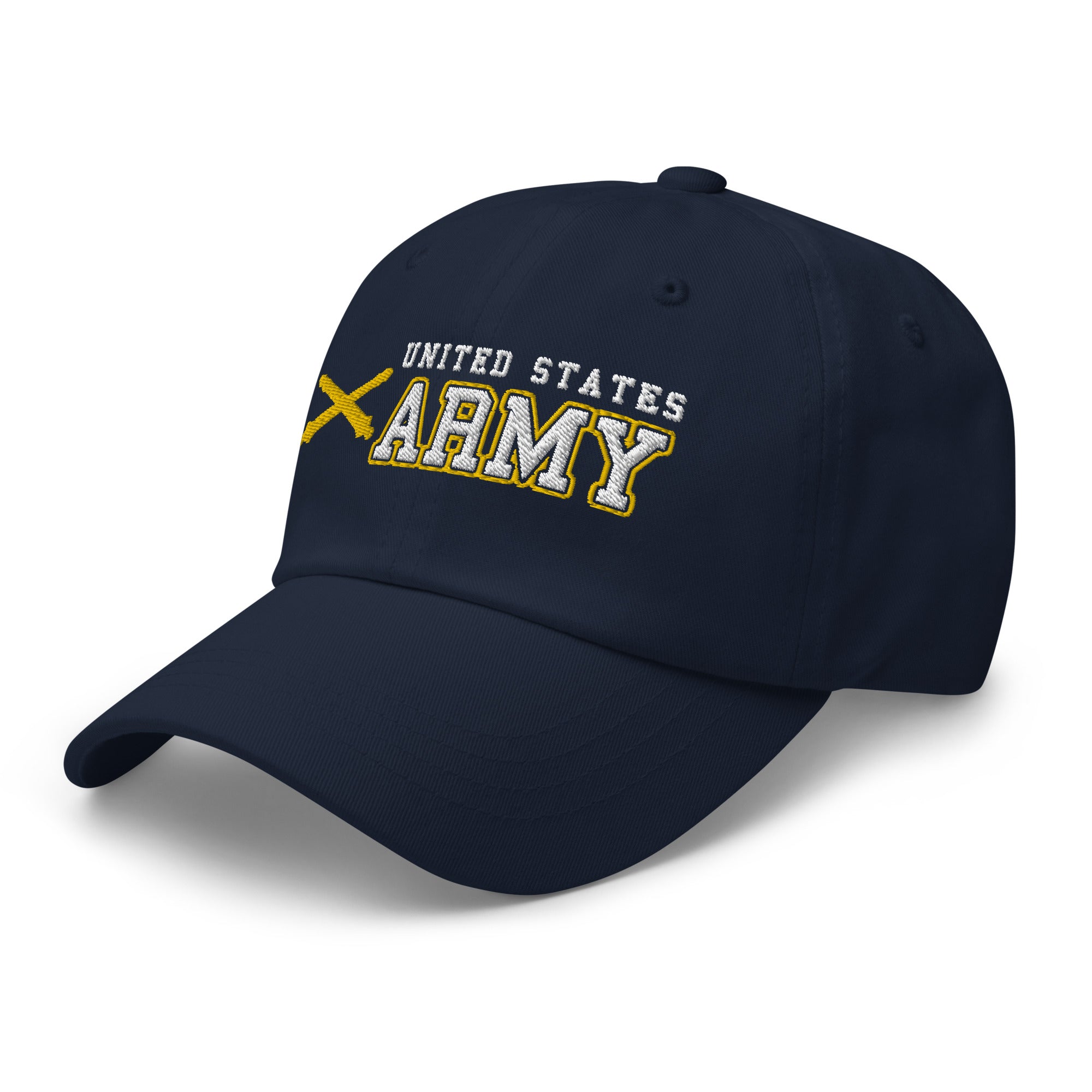 US Army Field Artillery Ranks/Insignia Embroidered Dad Hat