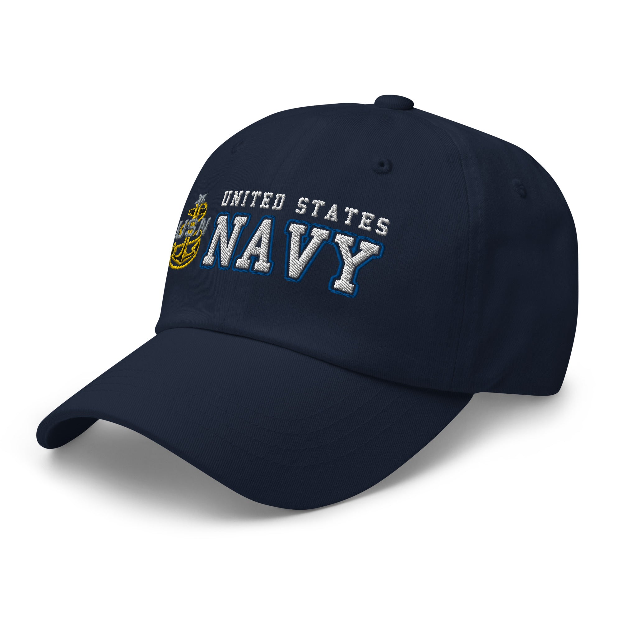 US Navy E-8 SCPO Ranks/Insignia Embroidered Dad Hat