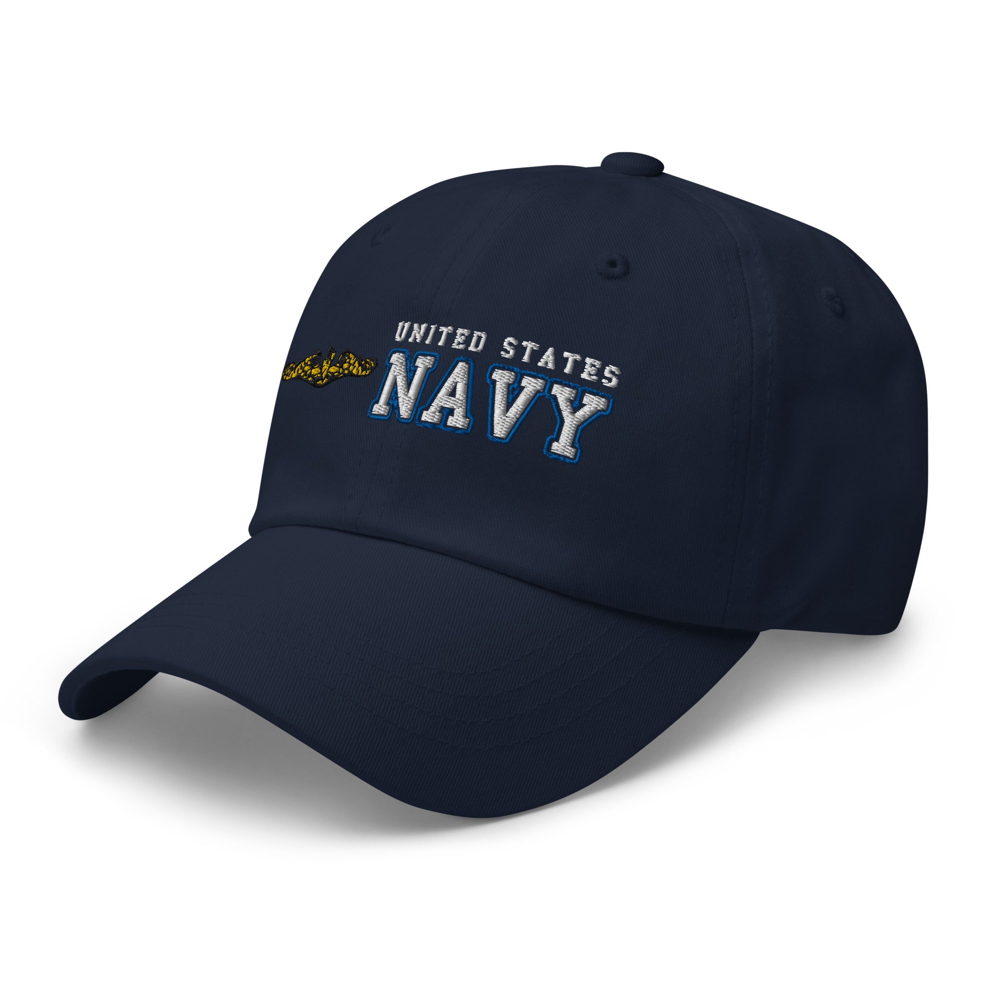 US Navy Submarine Officer Ranks/Insignia Embroidered Dad Hat