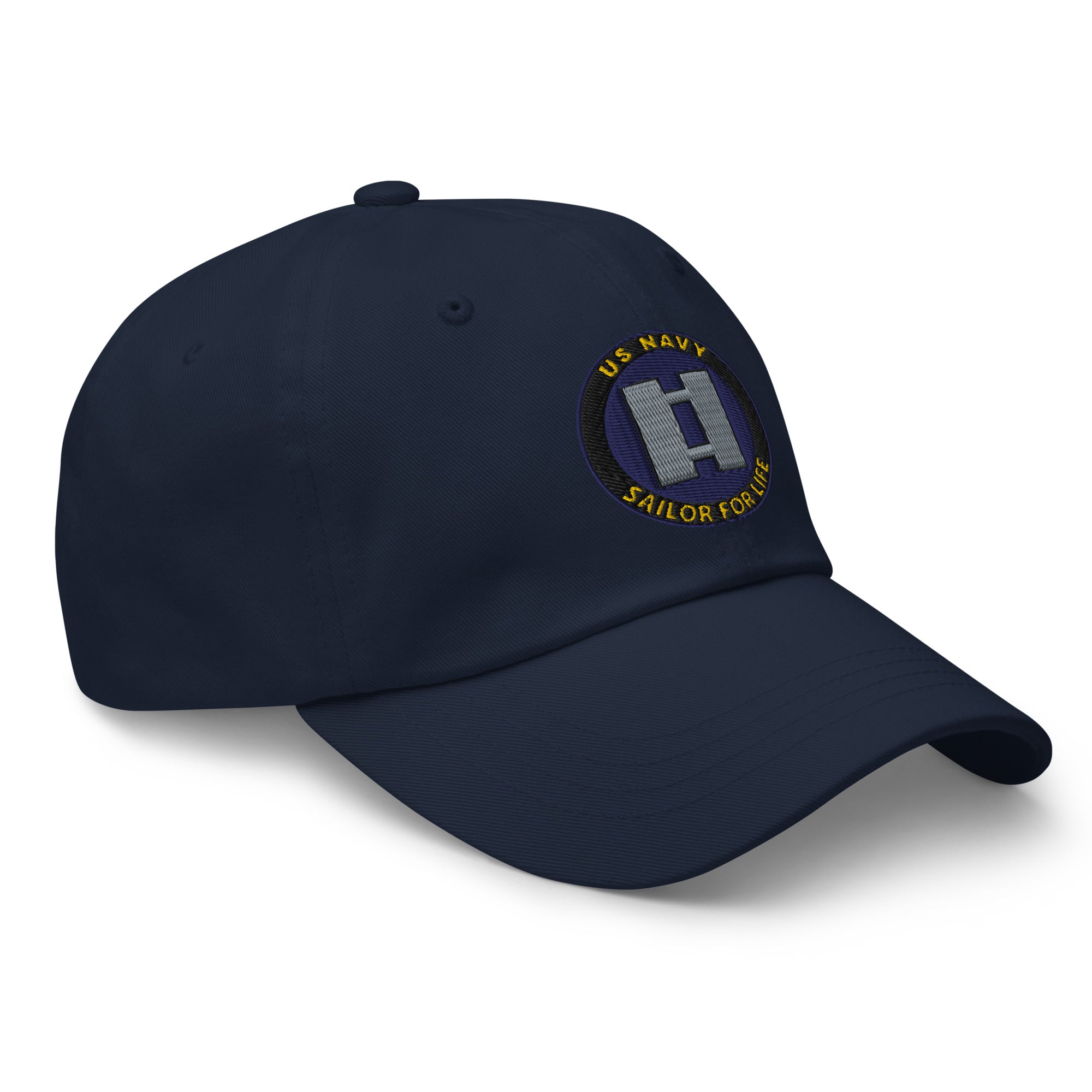 US Navy O-3 Lieutenant O3 LT Junior Officer  Sailor For Life Embroidered Dad Hat