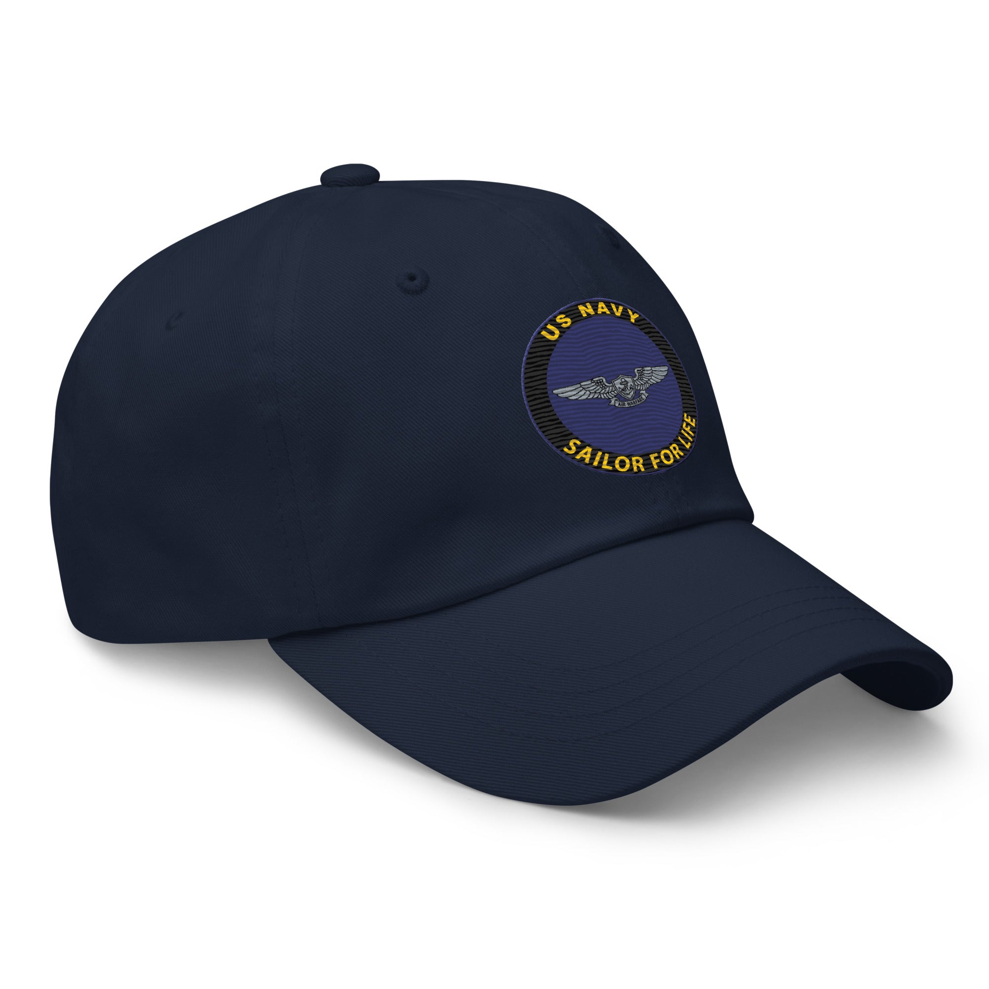 US Navy Enlisted Aviation Warfare Specialist Sailor For Life Embroidered Dad Hat