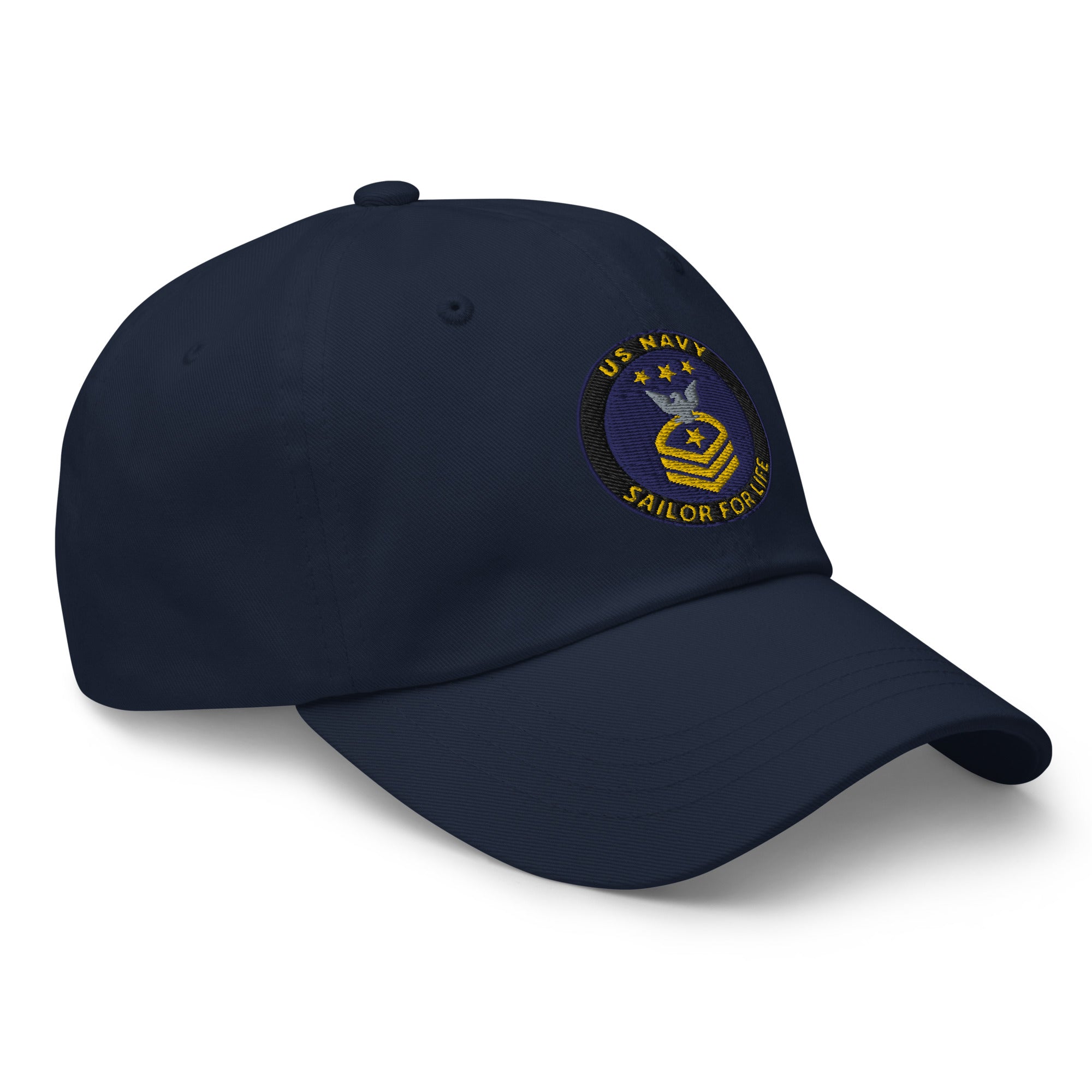 US Navy E-9 MCPON Sailor For Life Embroidered Dad Hat