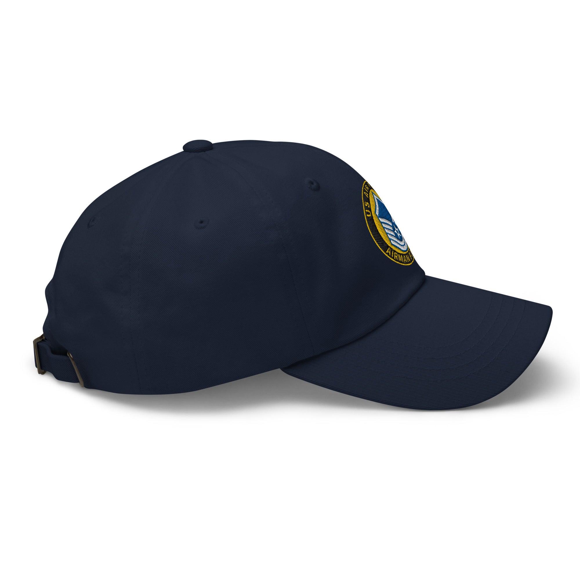 US Air Force E-7 Master Sergeant MSgt Airman For Life Embroidered Dad Hat