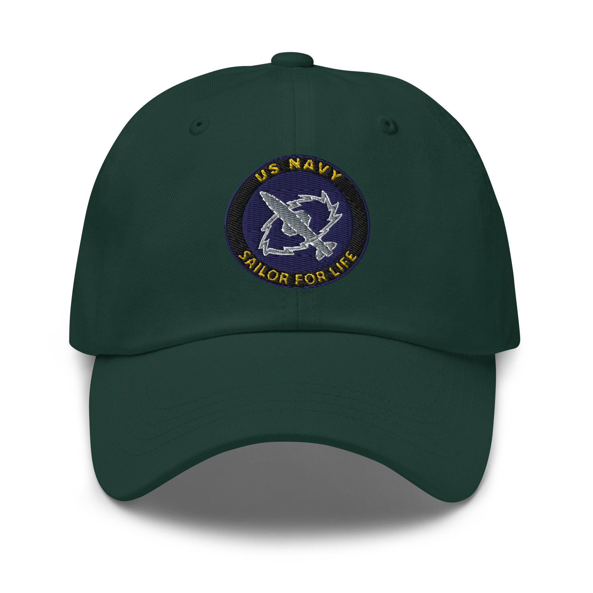 US Navy Missile Technician Navy MT Sailor For Life Embroidered Dad Hat