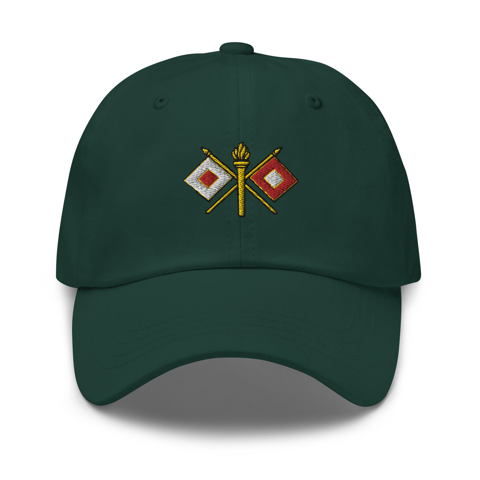 US Army Signal Corps Insignia Embroidered Dad Hat