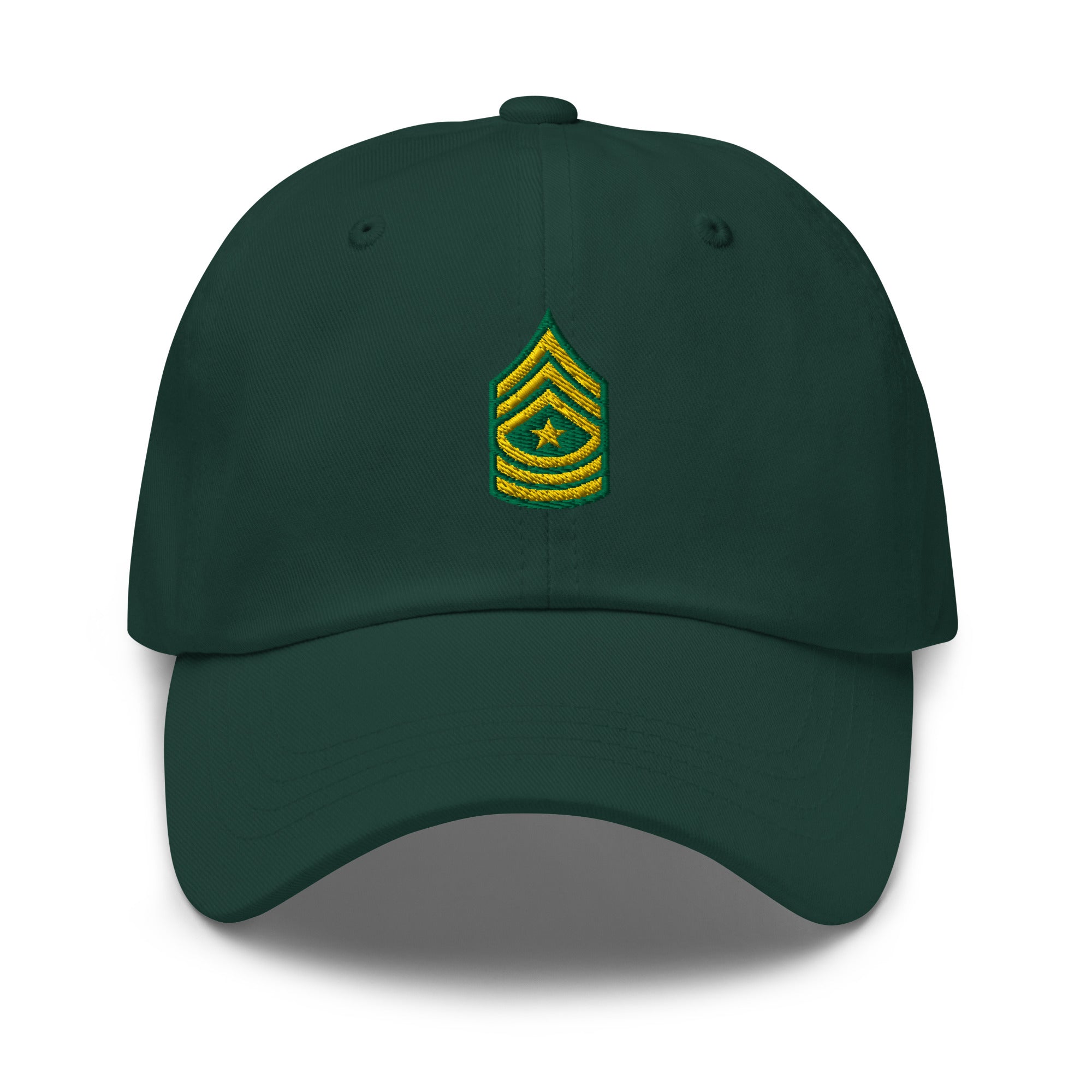 US Army E-9 Sergeant Major E9 SGM Insignia Embroidered Dad Hat