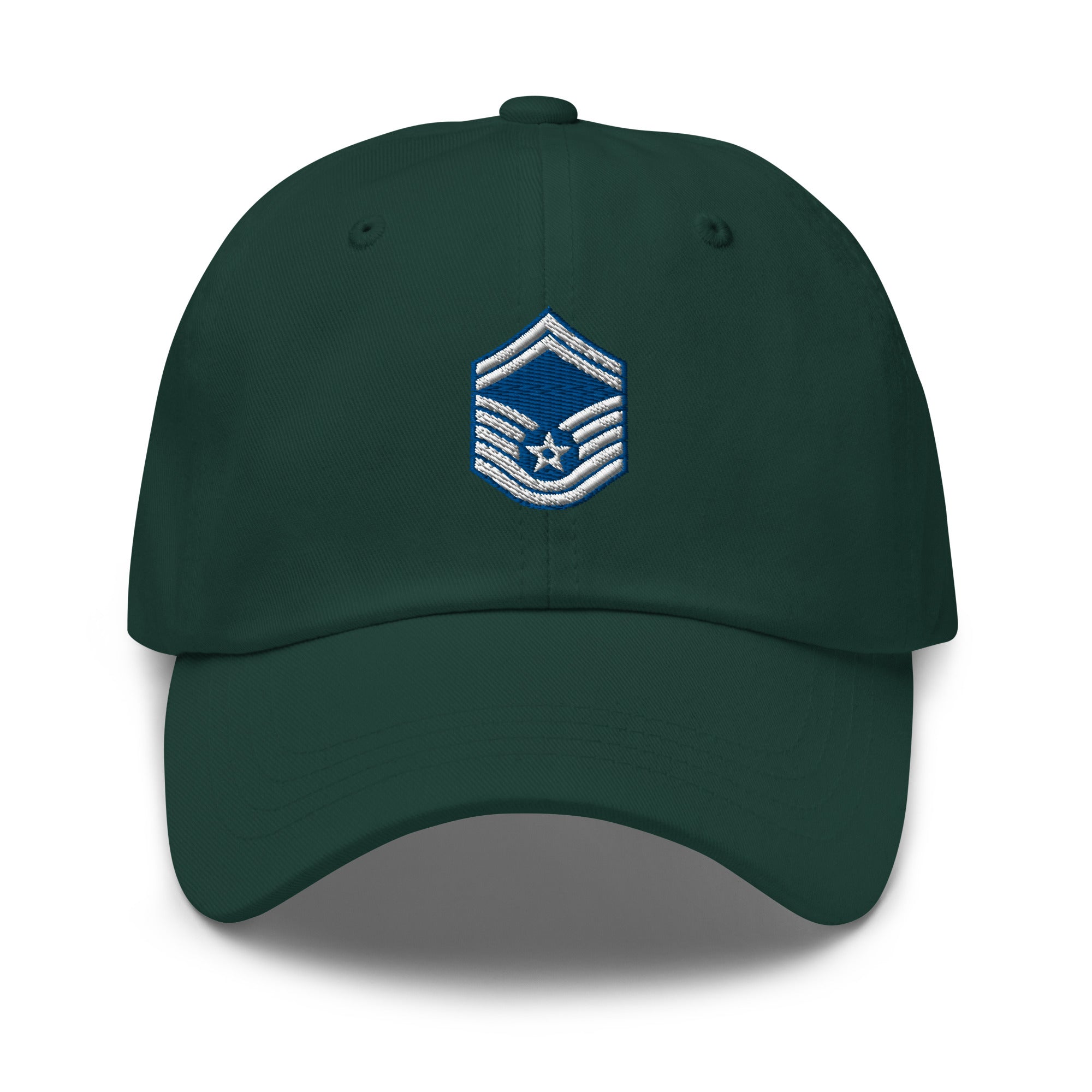 US Air Force E-8 Senior Master Sergeant SMSgt Insignia Embroidered Dad Hat