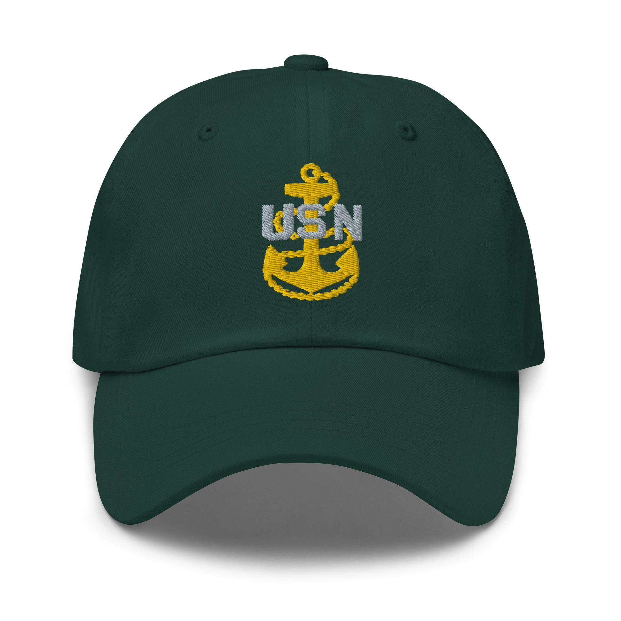 US Navy E-7 CPO Insignia Embroidered Dad Hat