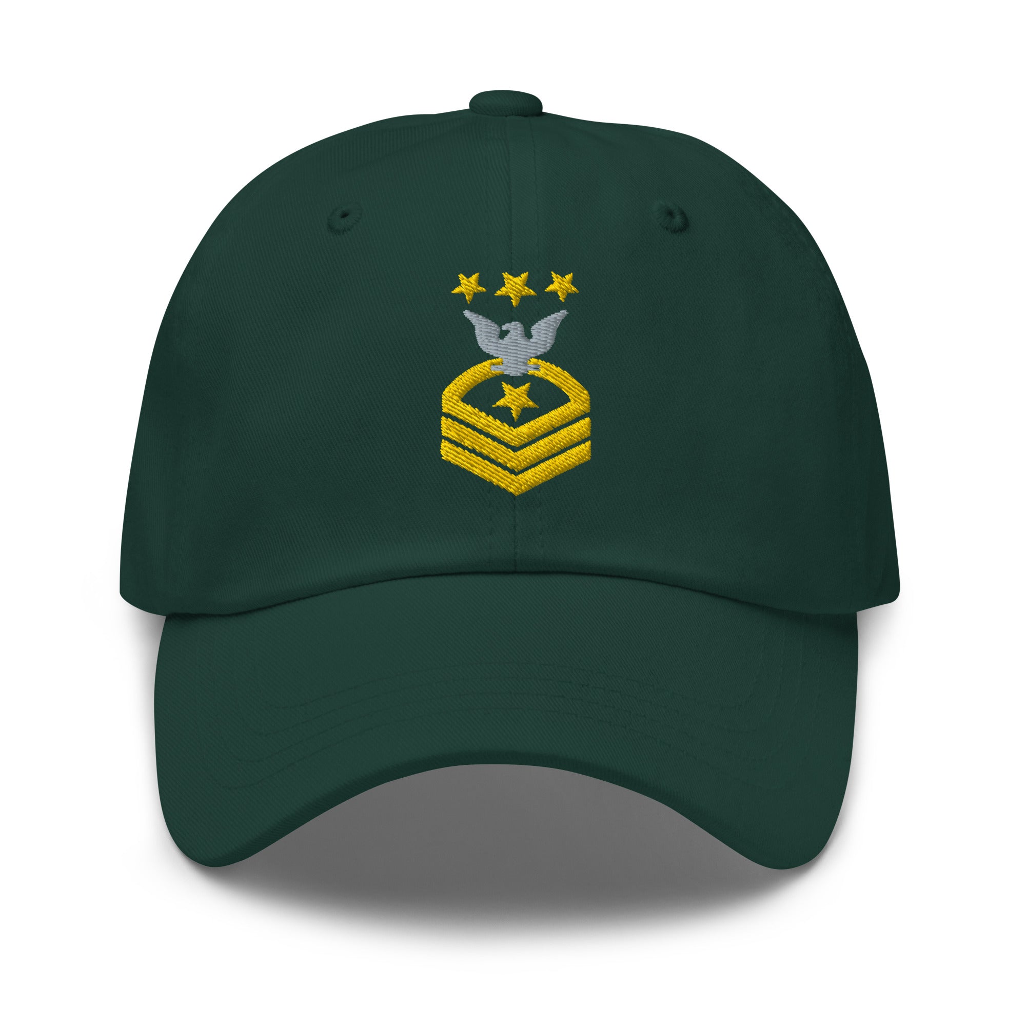 US Navy E-9 MCPON Insignia Embroidered Dad Hat